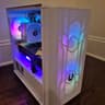 ❄️❄️WHITEOUT CUSTOM 1080/1440P GAMING PC/ GTX 1080 Extreme, 12 Core 3.3ghz Intel, 16GB DDR4, 500GB❄️