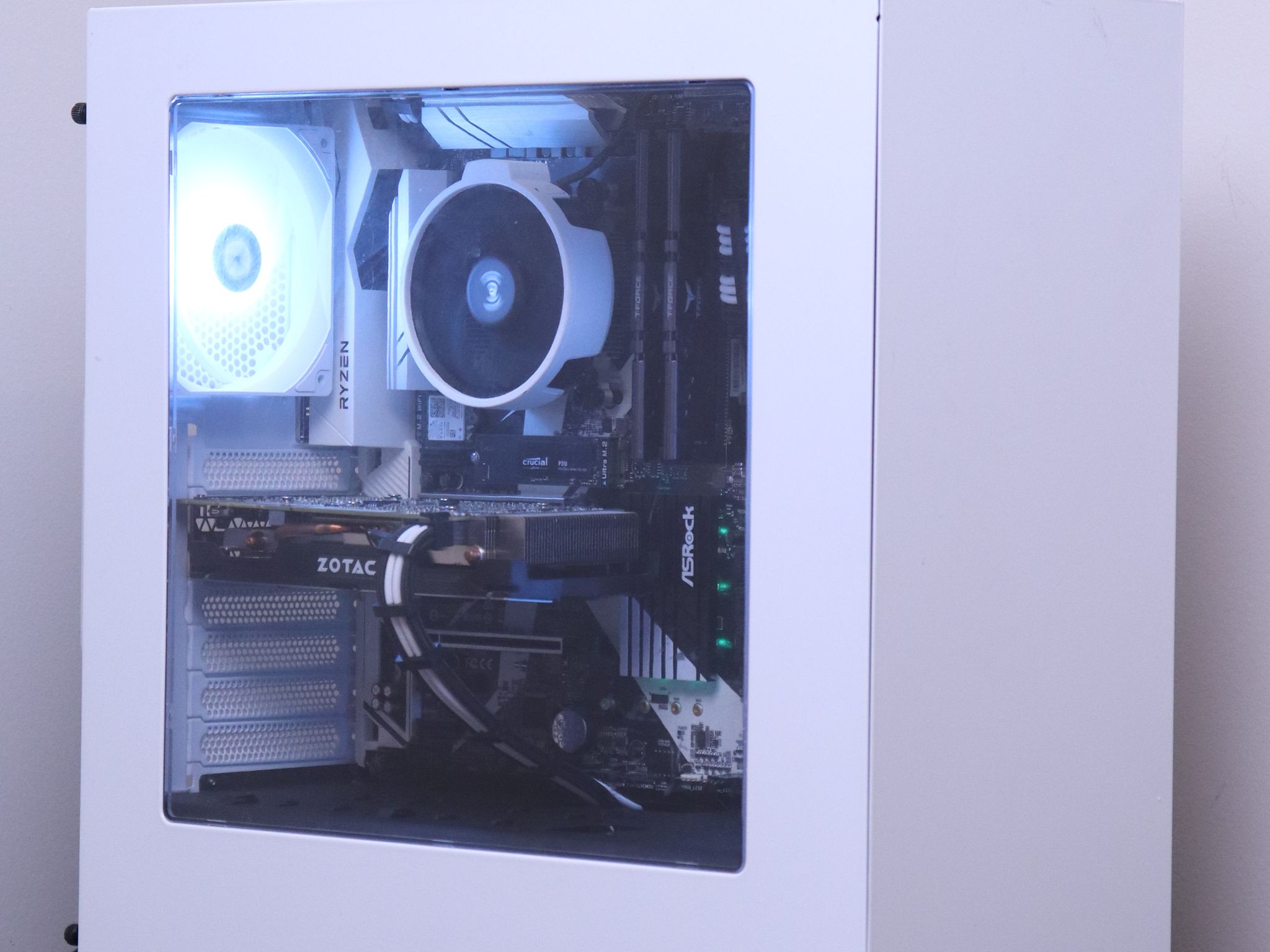 Black and White NVIDIA Gaming PC