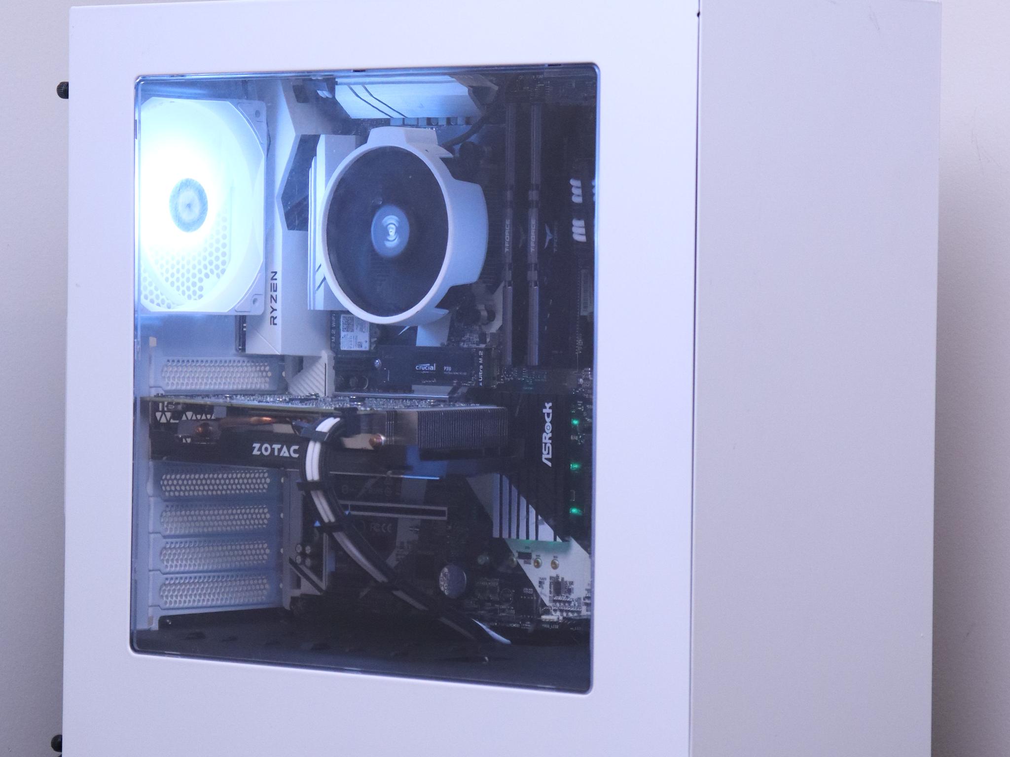 Black and White NVIDIA Gaming PC