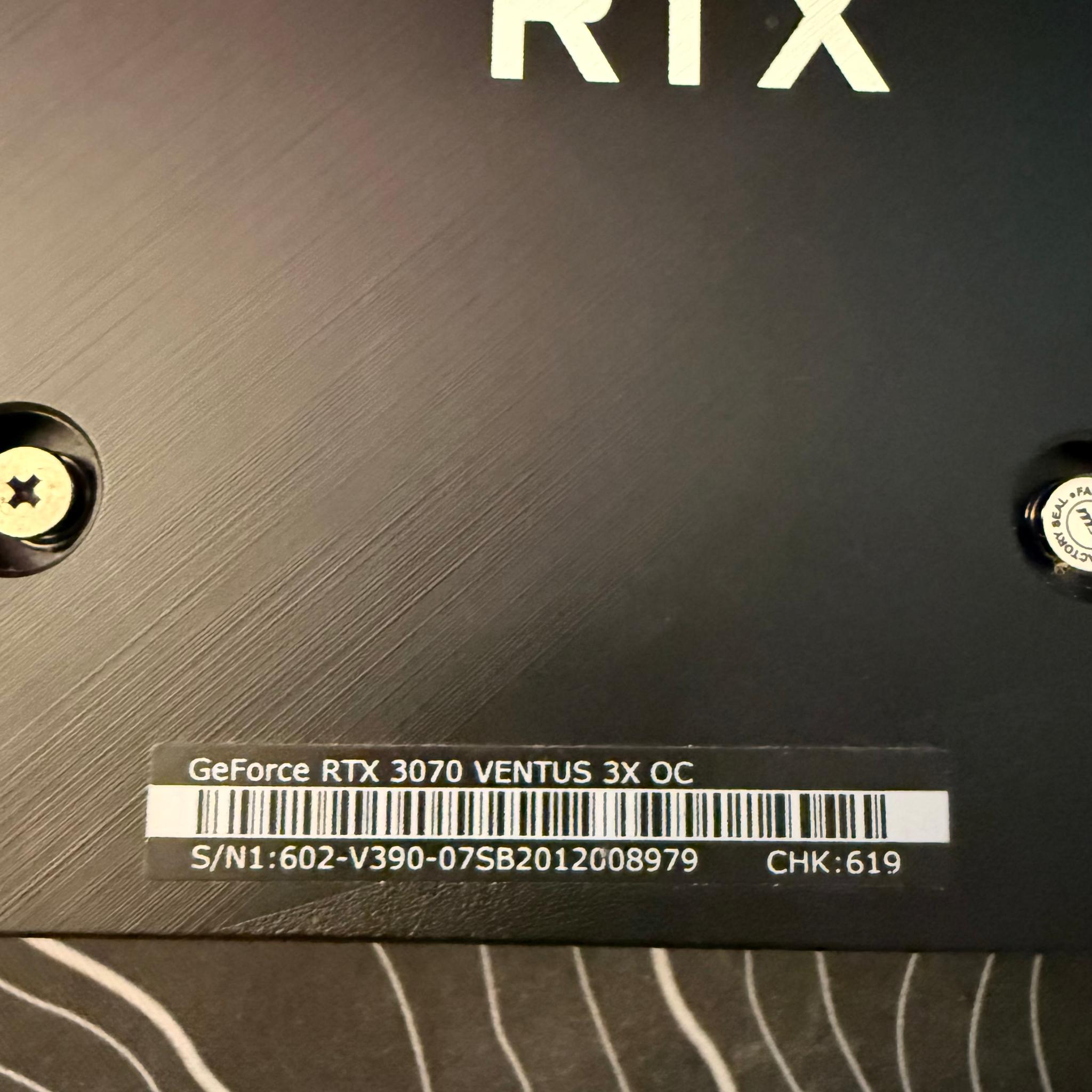 MSI GeForce RTX 3070 VENTUS 3X OC