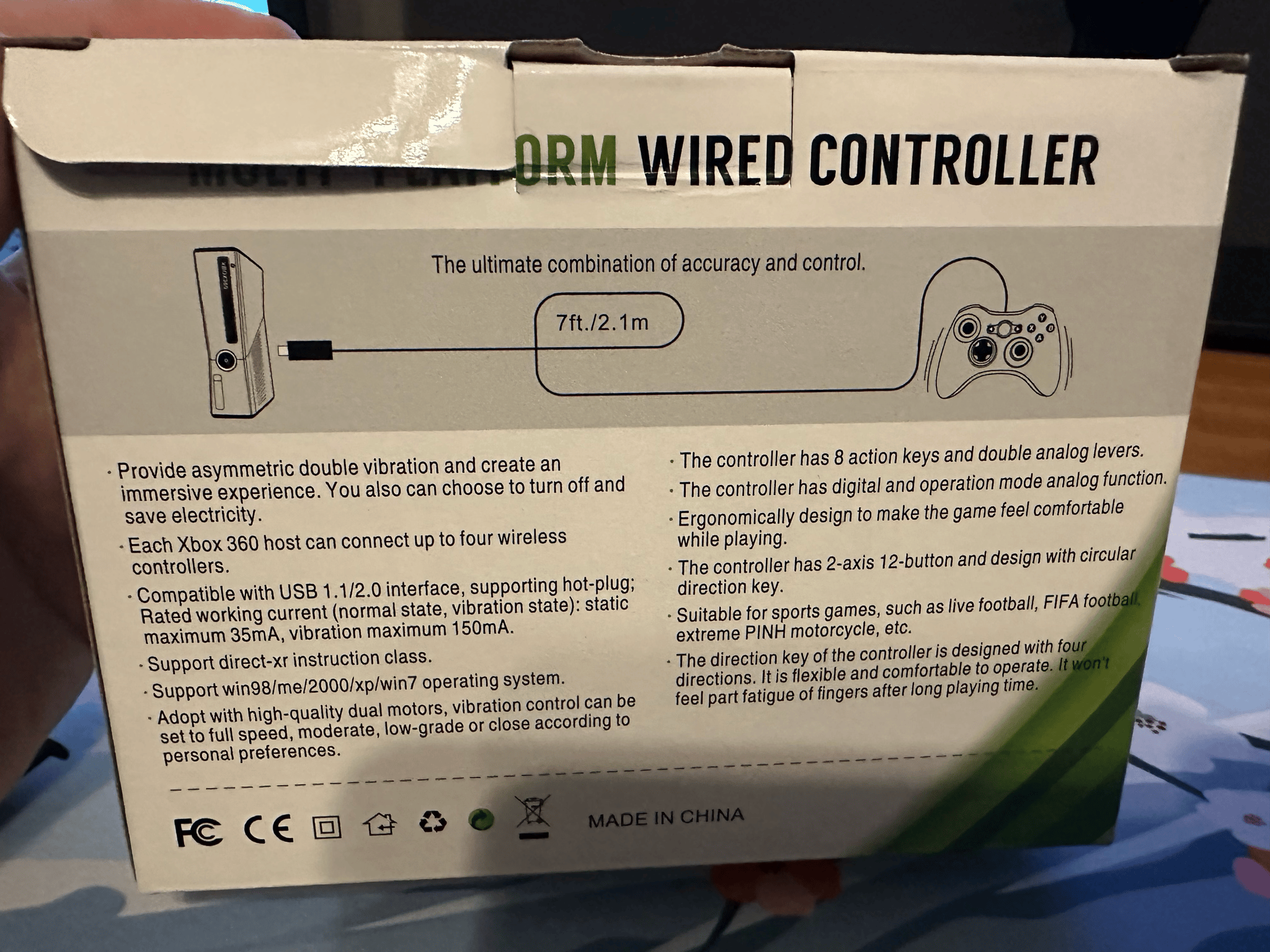 Wired PC Controller, X360 Style