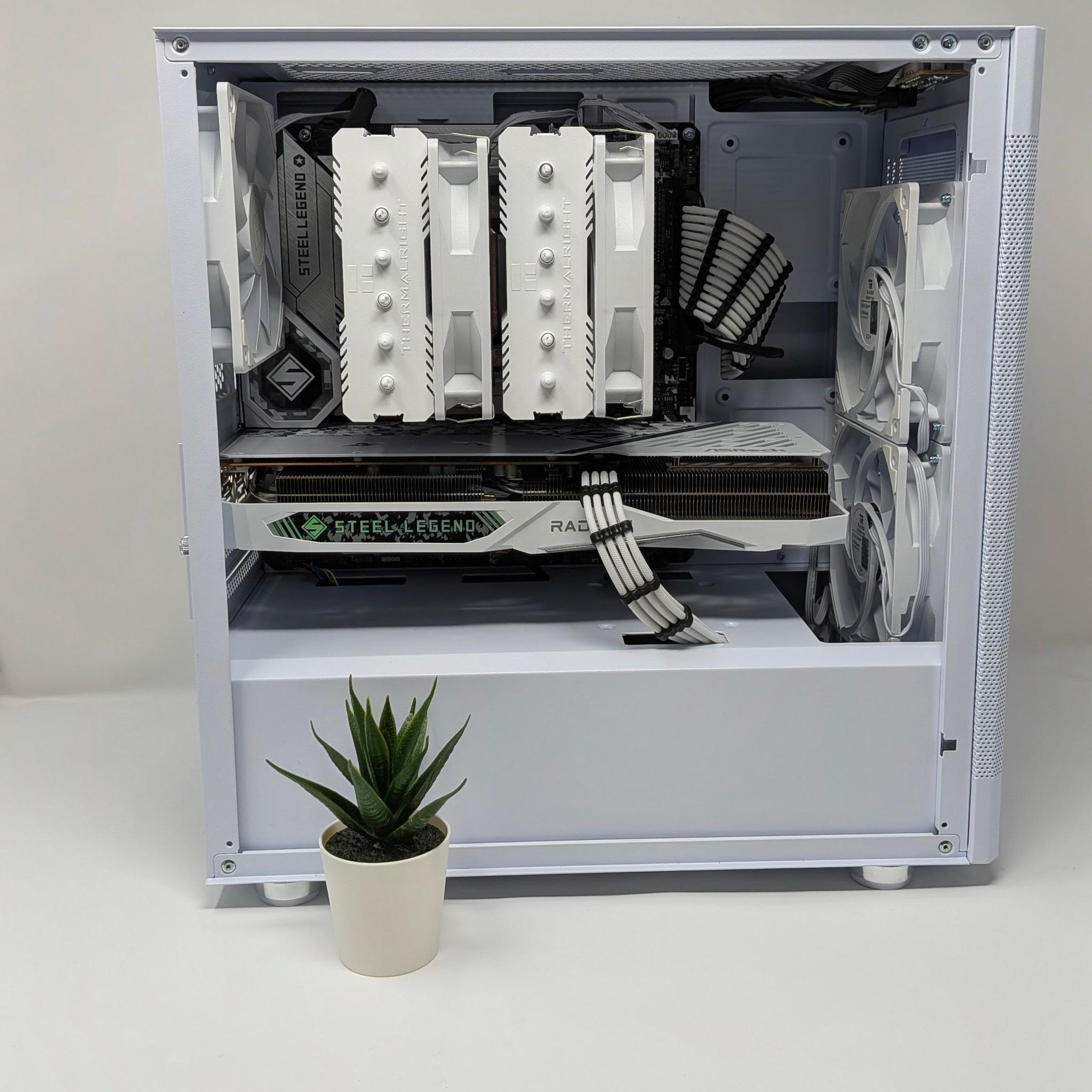 Silent Night | Intel i5-14400F | RX 7600 | 32gb RAM DDR 5 | Silicon Power UD 90 1TB M.2
