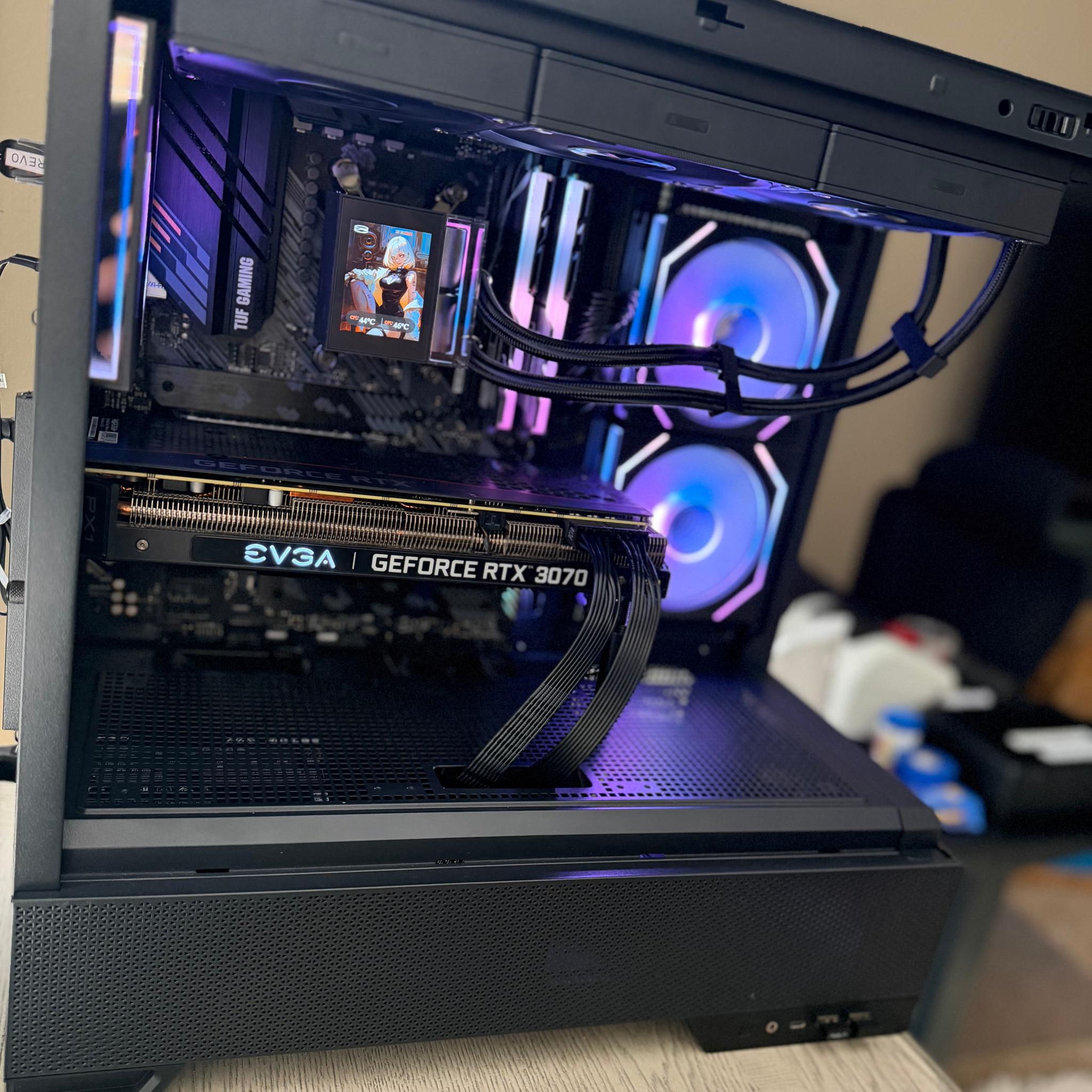 🔥 Ryzen 5 5500 | EVGA RTX 3070 XC3 | ASUS TUF WiFi | 16GB DDR4 | 512GB NVMe | RGB | Ready to Game