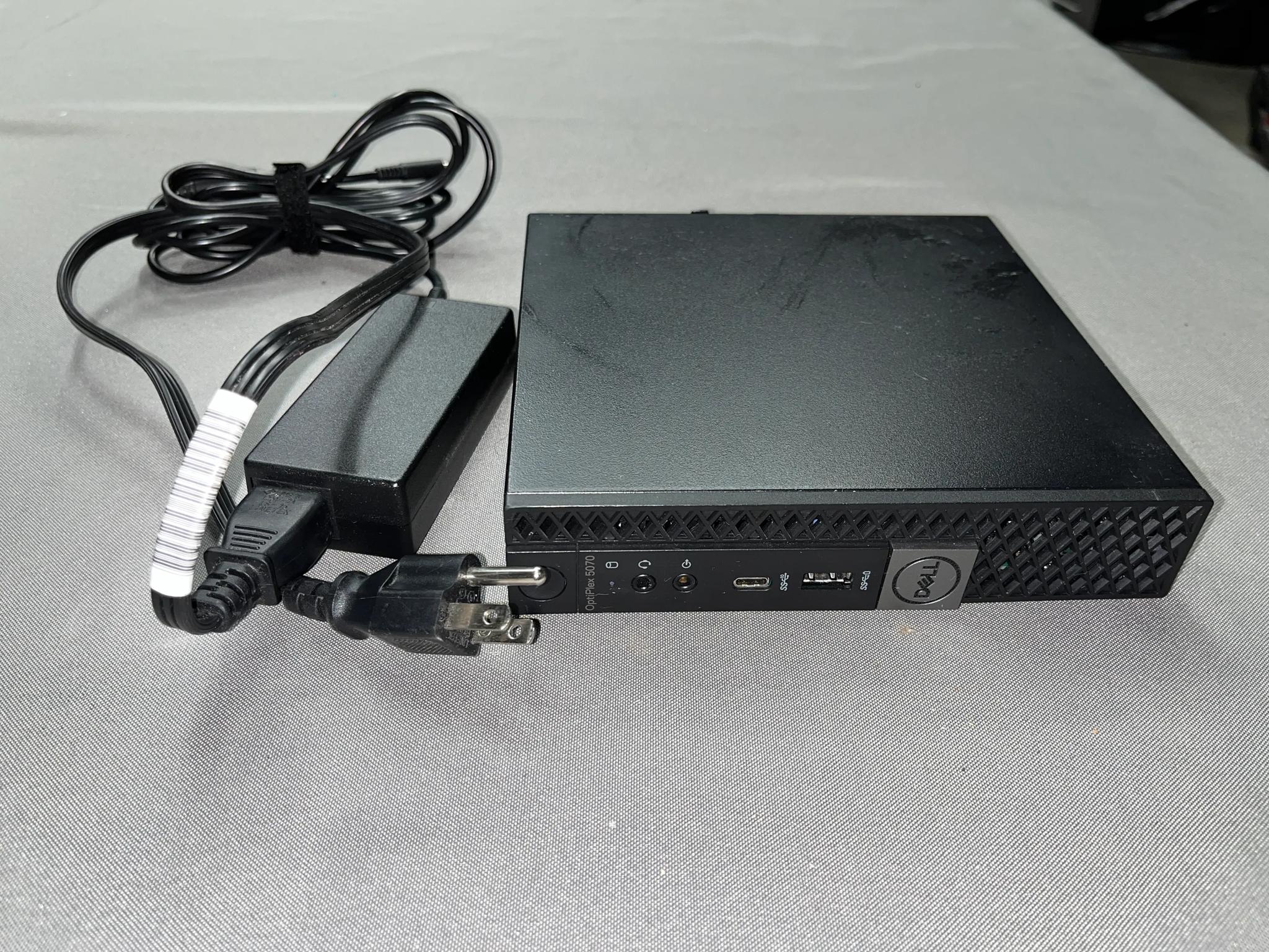 Dell OptiPlex 5070 Micro, Intel Core i5-8500T, 16GB RAM, 256GB SSD - Windows 11 Enterprise w/ AC