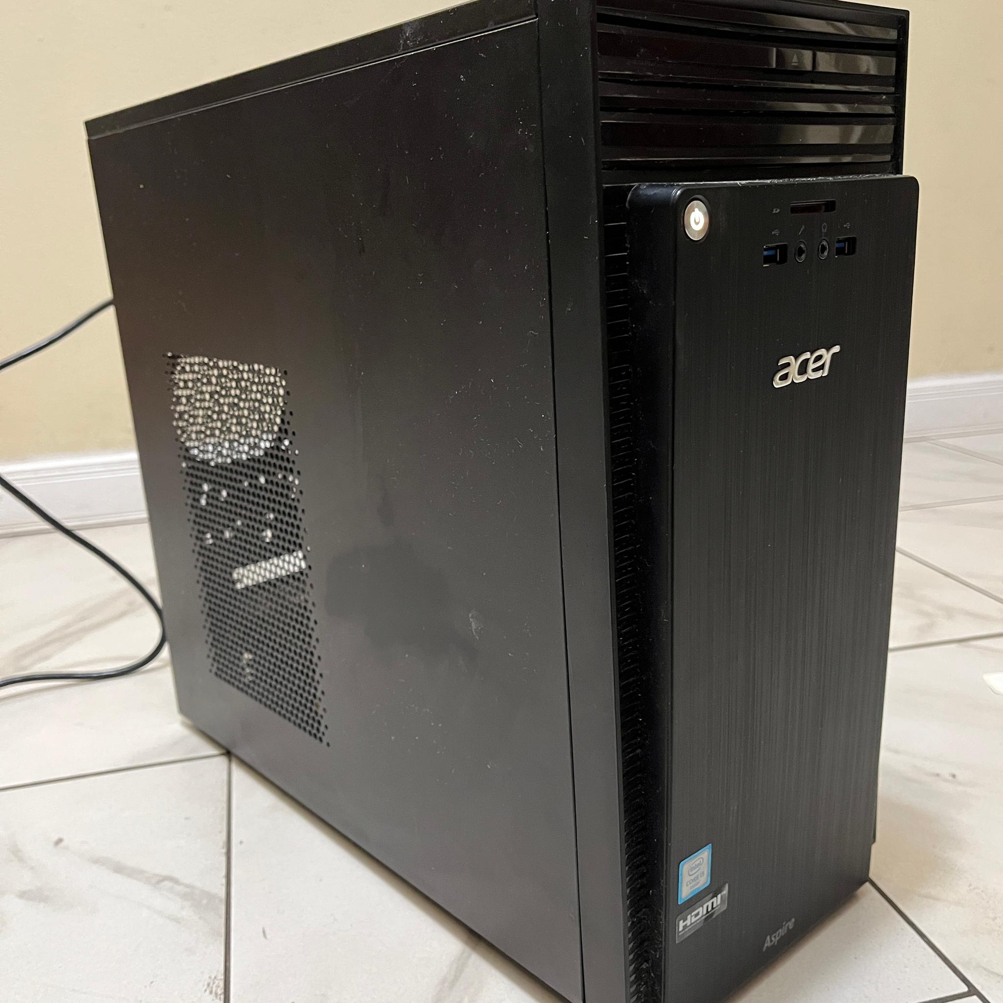 🟢🔥Budget RTX Acer Aspire Gaming PC, RTX 2060, Intel i5-6400, 16GB RAM, 1TB Storage w/ Wi-Fi 🖥️🔥