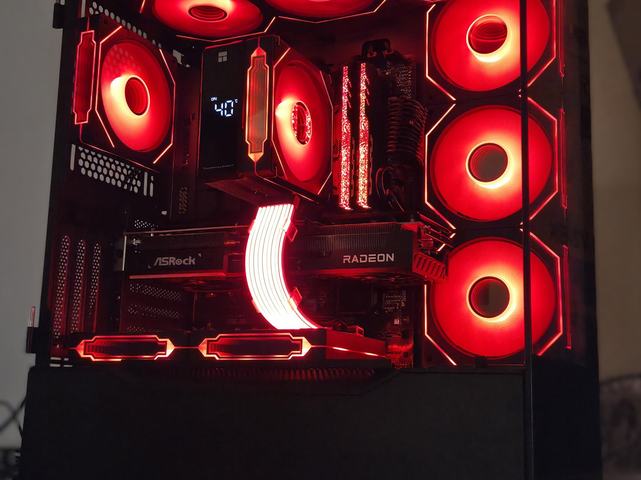 Dynamo!⚡– Ryzen 5 9600X • RX 9070 • 32GB DDR5 6000 • Temp Display • 1440p Gaming PC