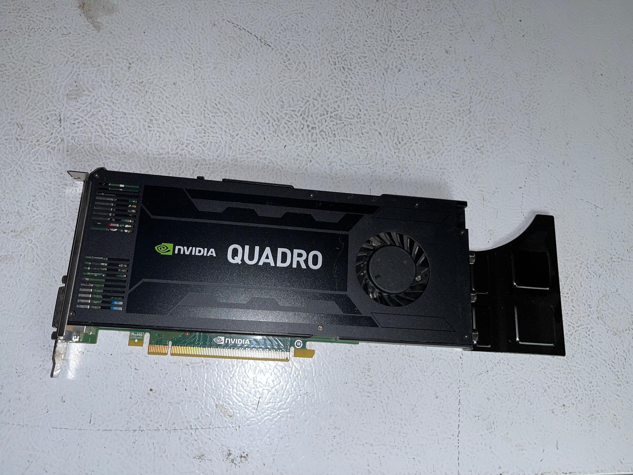 NVIDIA Quadro K4200 4GB GDDR5 Workstation GPU – DP & DVI – Tested & Working