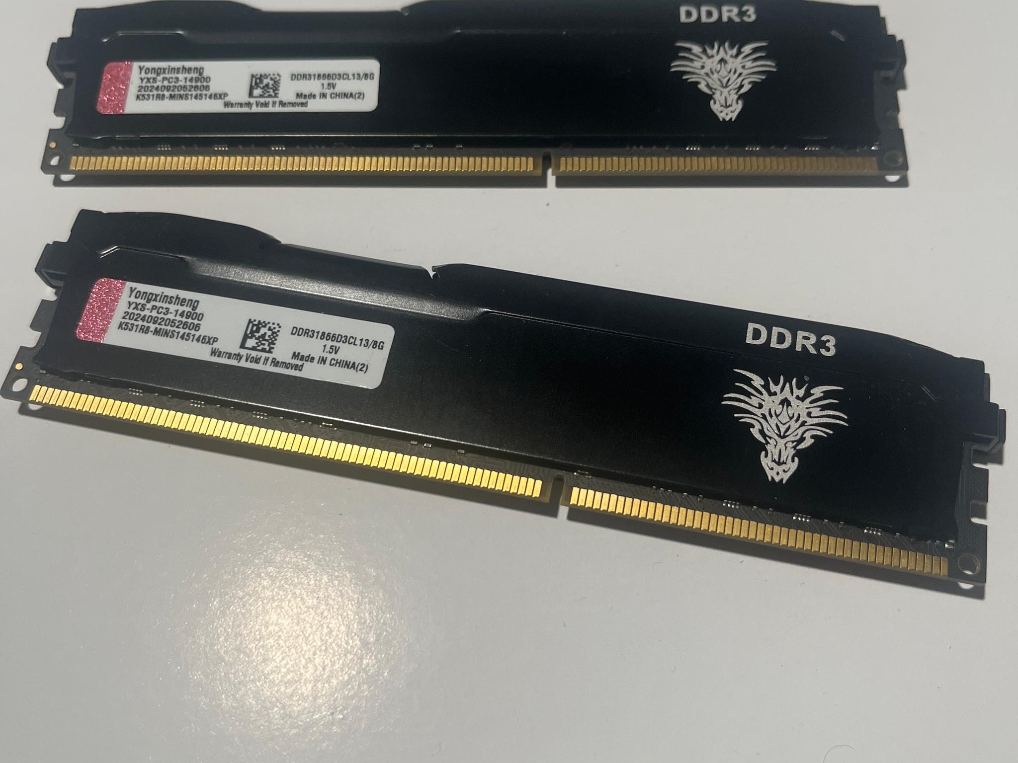 DDR3 2x8 16GB