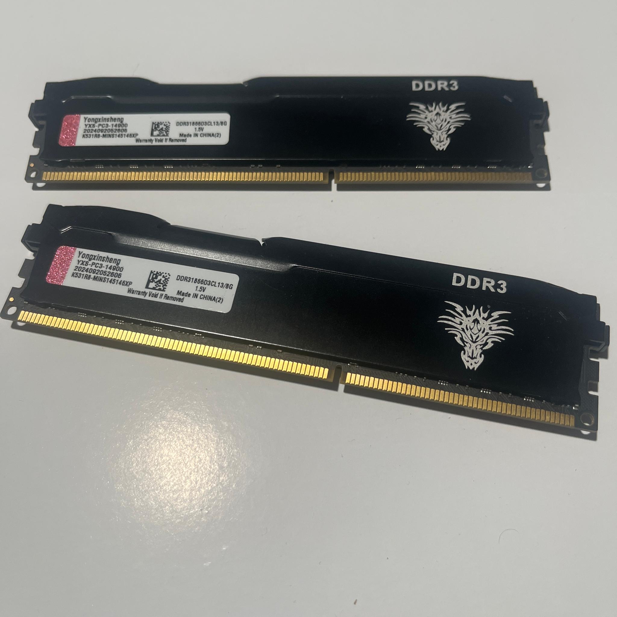 DDR3 2x8 16GB