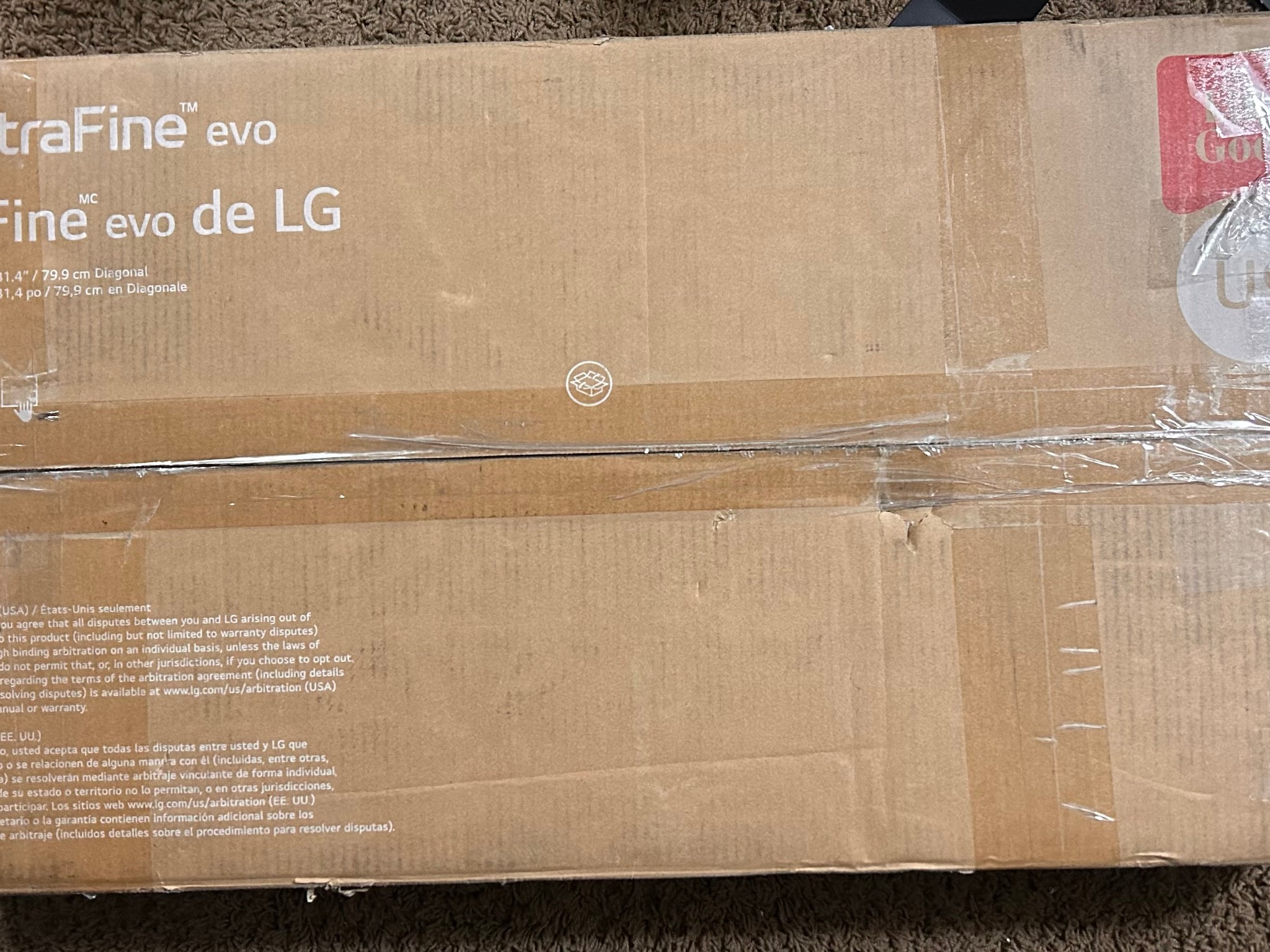 LG UltraFine evo 32" Worlds First TB5-6K(6144x3456) NANO-IPS-Black Thunderbolt-5 Monitor (32U990A-S)