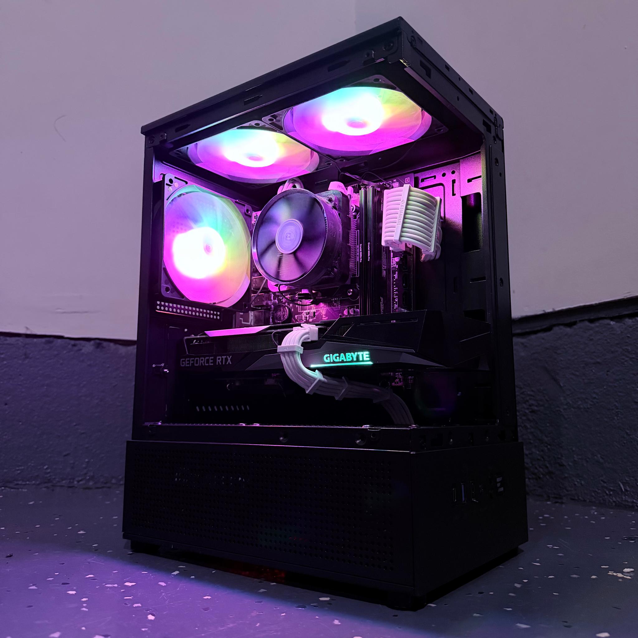 ⚫️"Phantom Flux"🌈| 1440p Gaming | RTX 3060 12GB | Ryzen 5 5600G | 32GB Ram | 1TB SSD