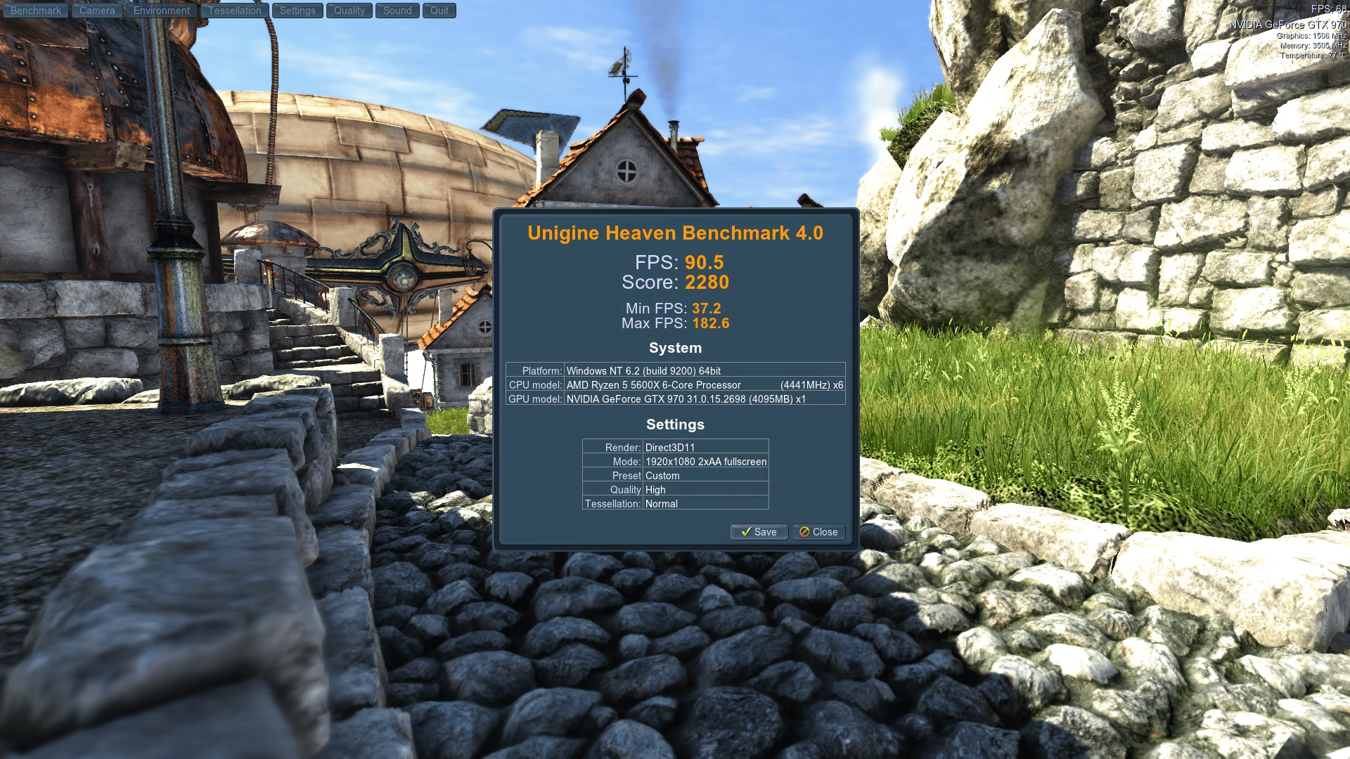 EVGA Nvidia GTX 970 4Gb