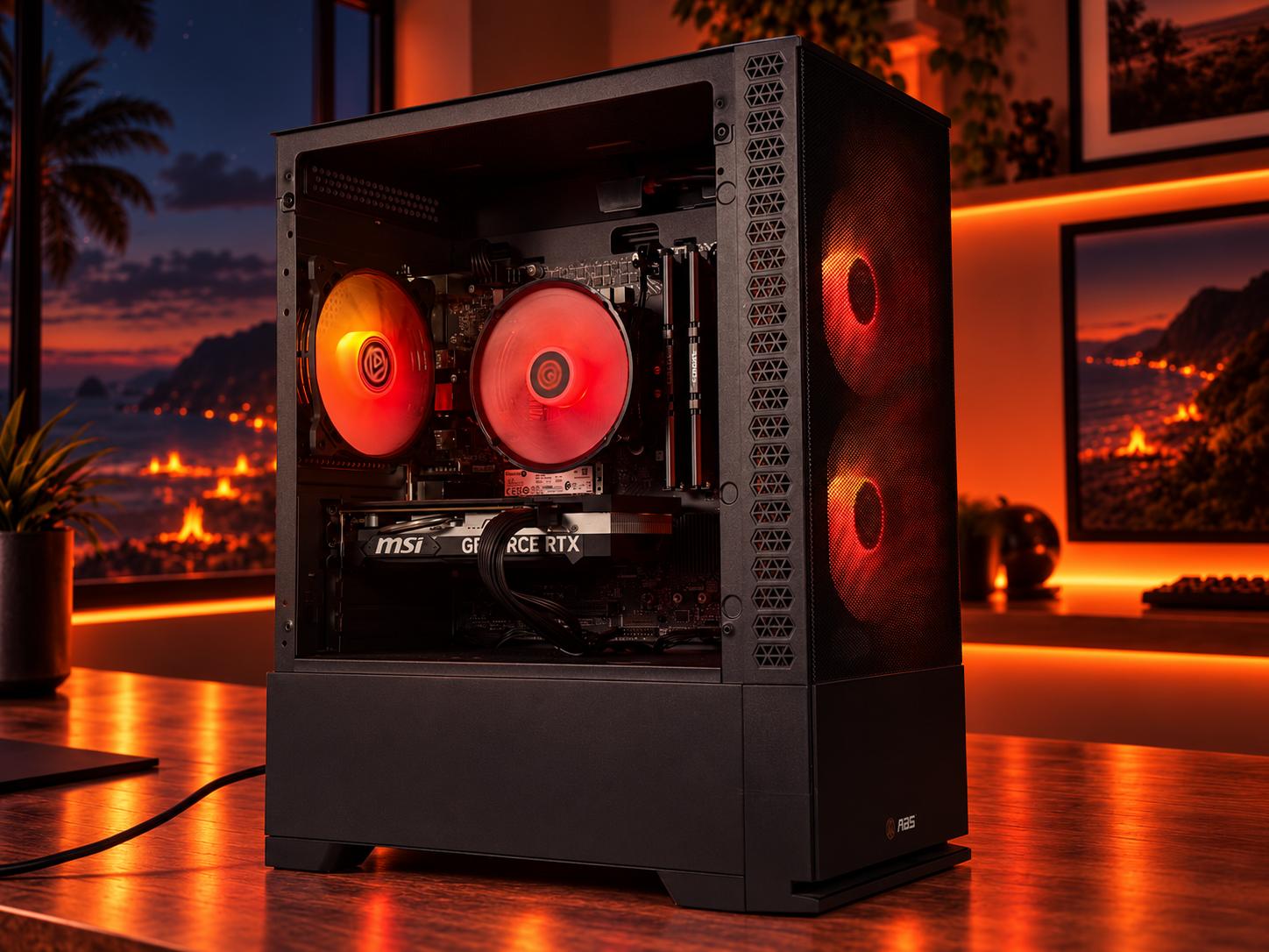 🔥HEATWAVE Gaming PC | RTX 4060 | I5-13400F | 32GB RAM | 1TB NVME | WIFI + BT | FREE SHIPPING