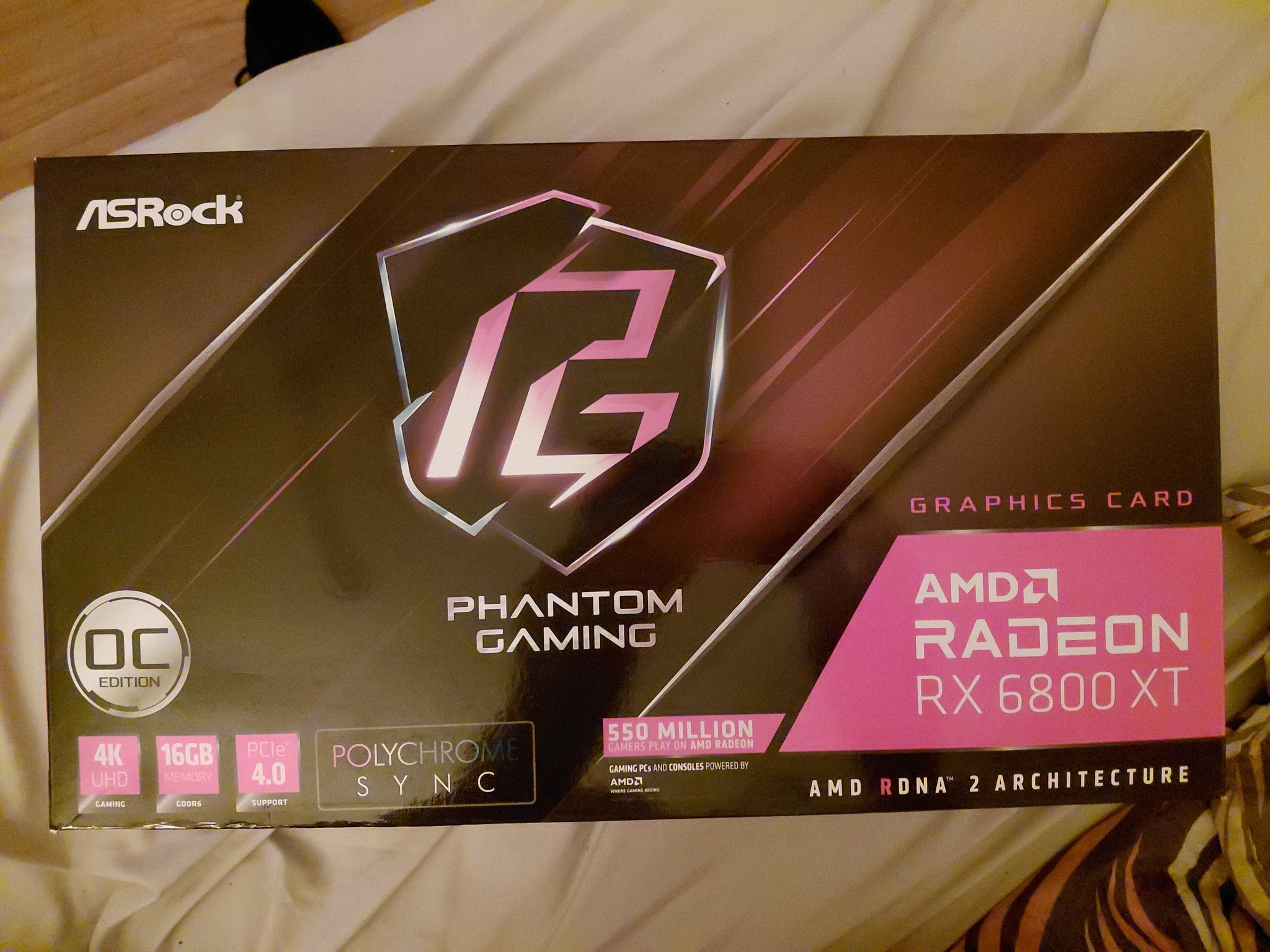 ASRock Radeon RX 6800 XT Phantom Gaming 16GB OC