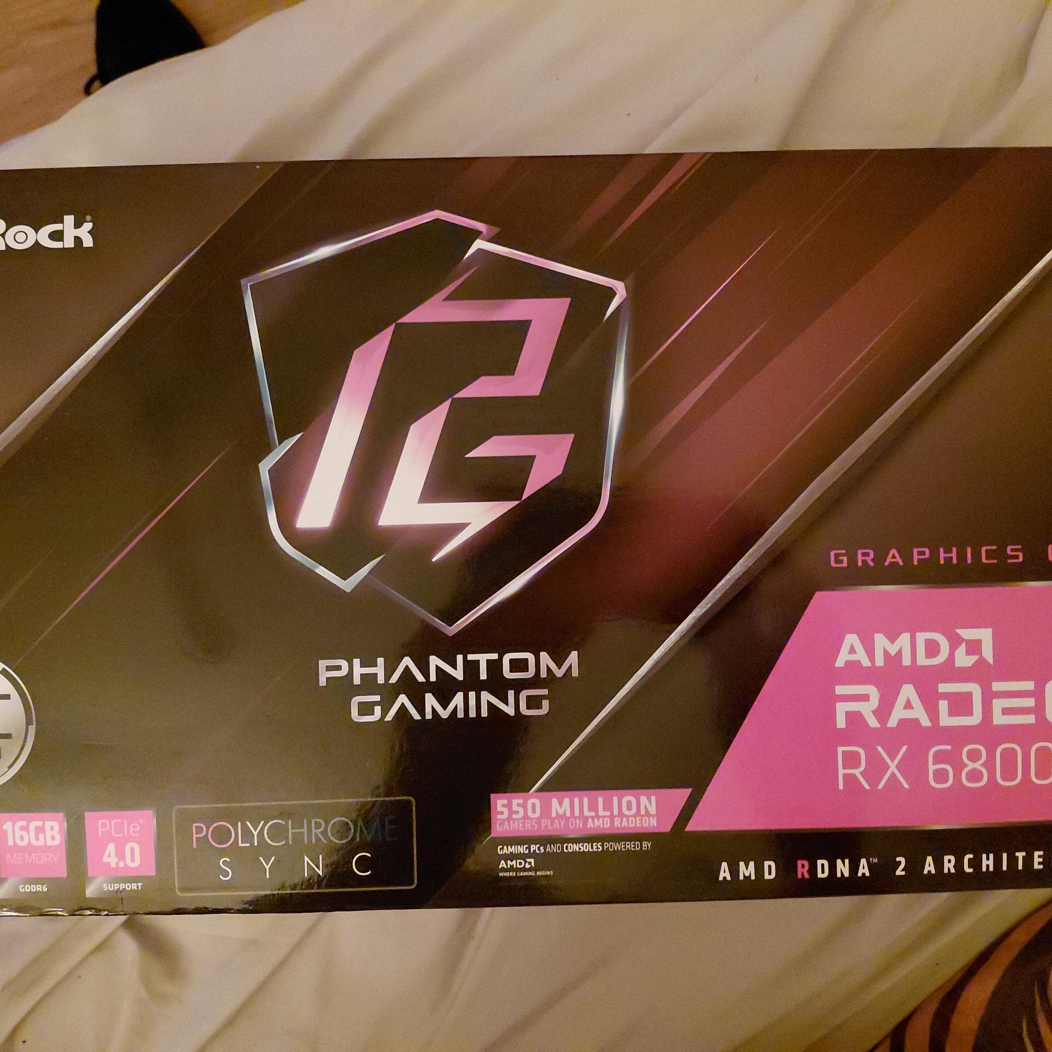 ASRock Radeon RX 6800 XT Phantom Gaming 16GB OC