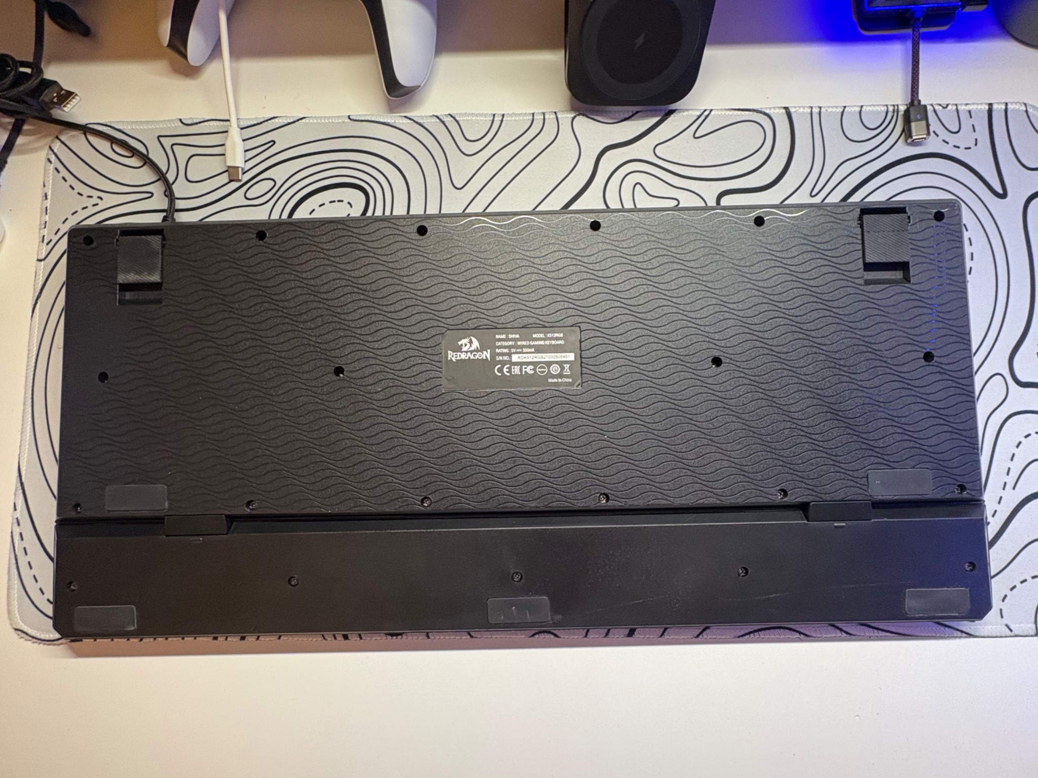 Redragon K512 Shiva RGB Membrane Wired Gaming Keyboard - Black