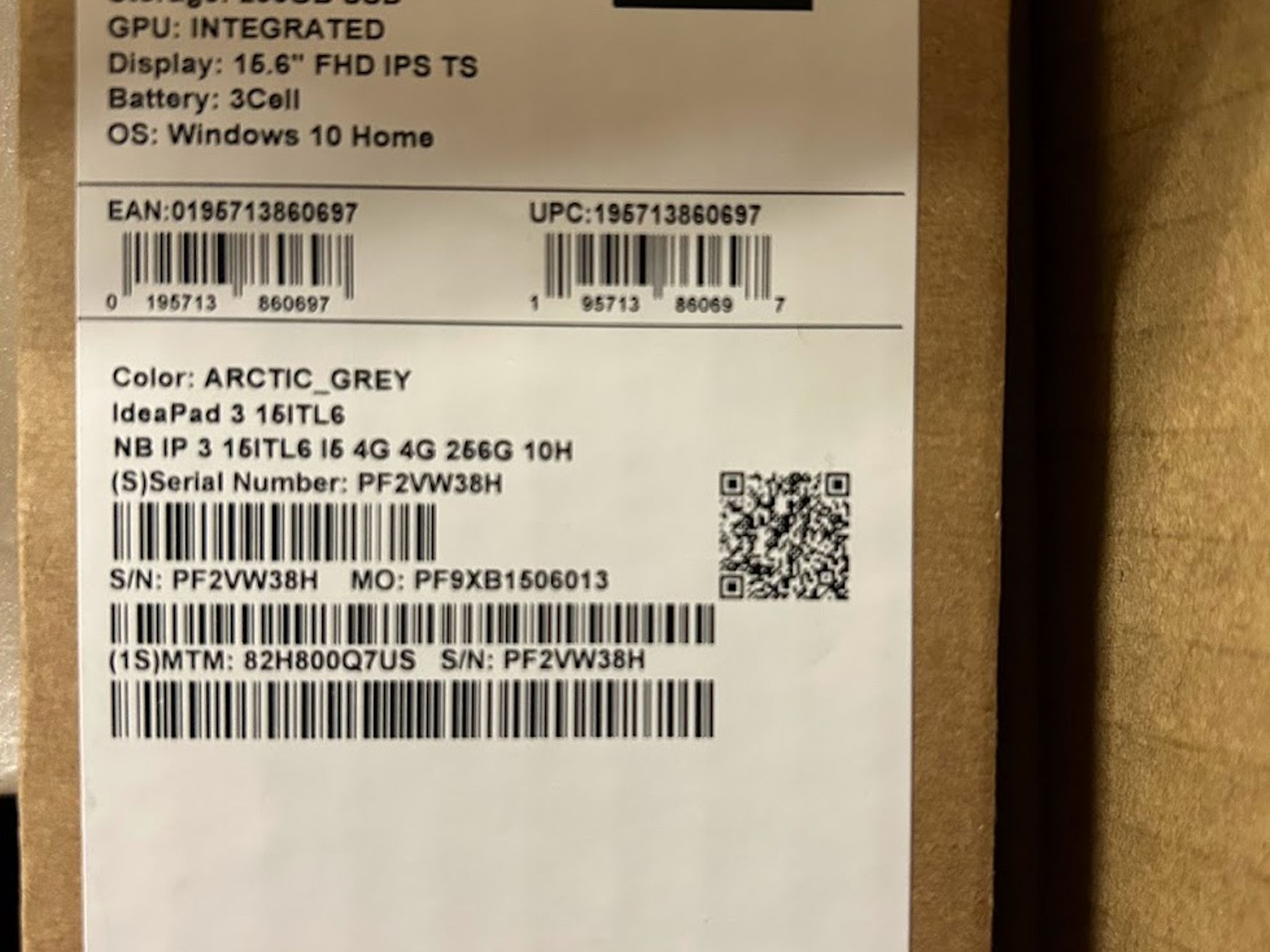 Lenovo IdeaPad 3 15ITL6