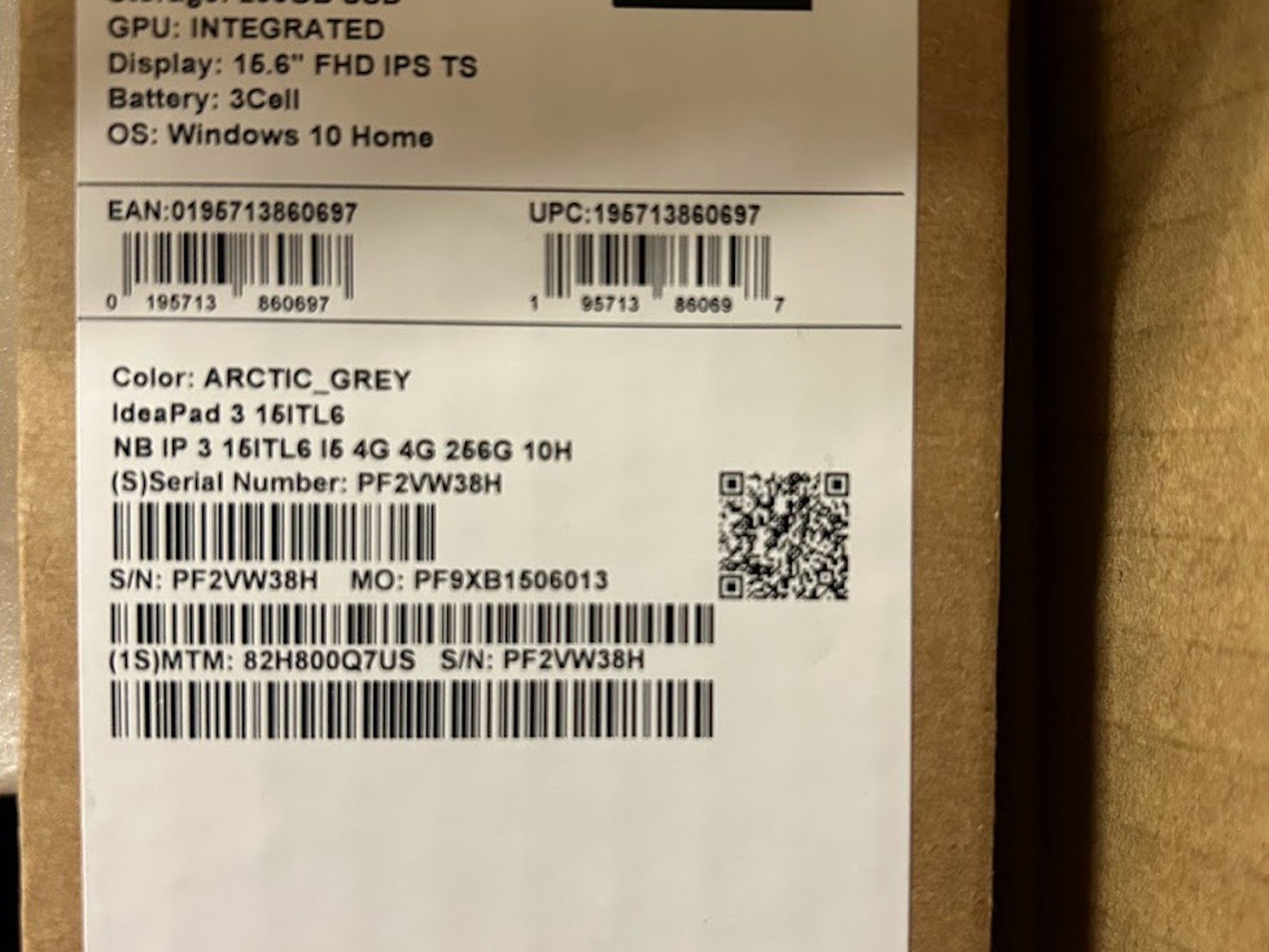 Lenovo IdeaPad 3 15ITL6