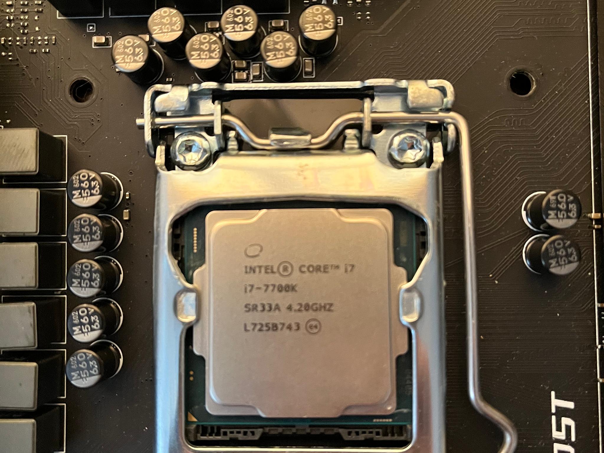 MSI Z270 SLI PLUS | I7-7700K | 16GB 3200MHz DDR4 | Latest BIOS | I/O Shield & Original Accessories