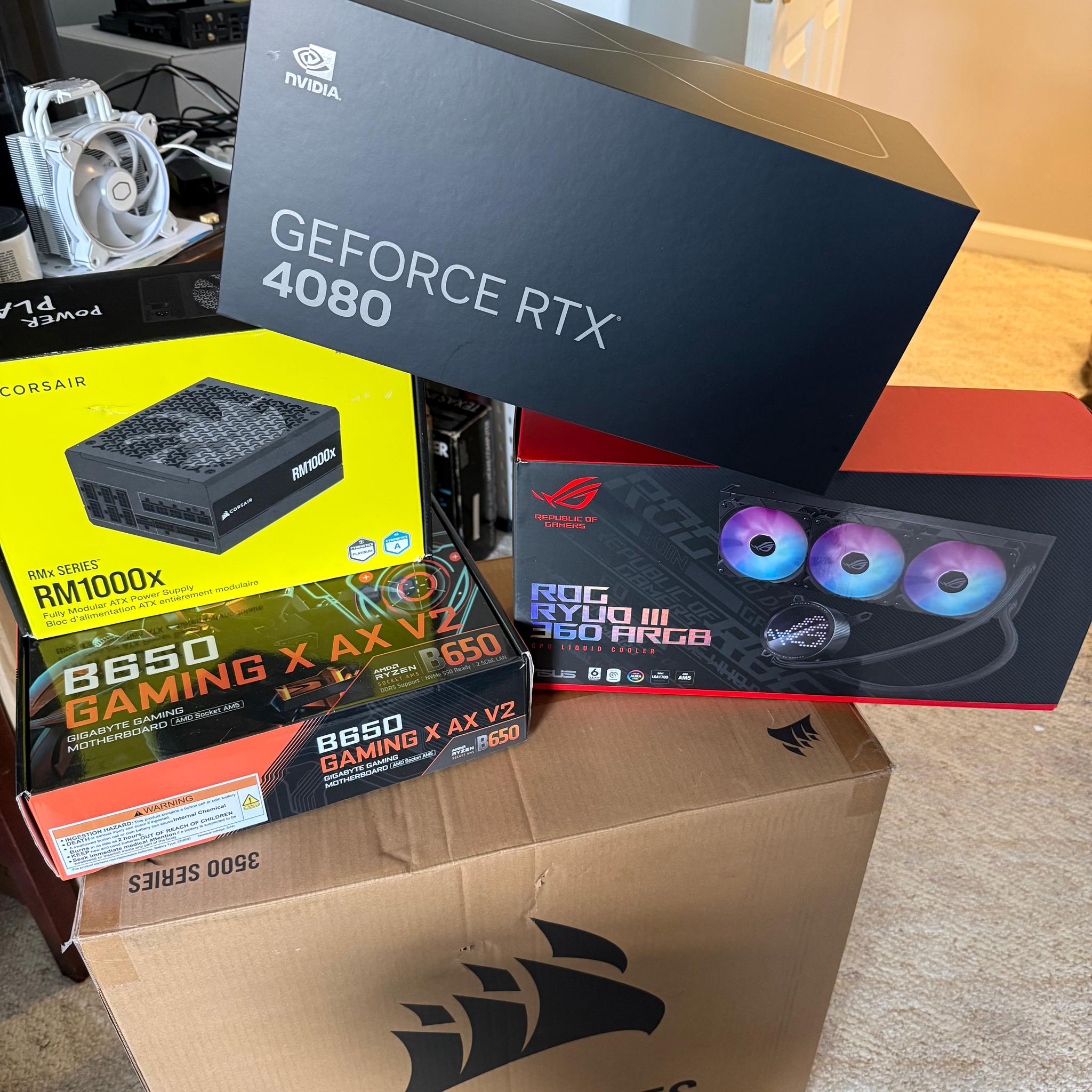 Custom RTX 4080 FE with AMD 9700X
