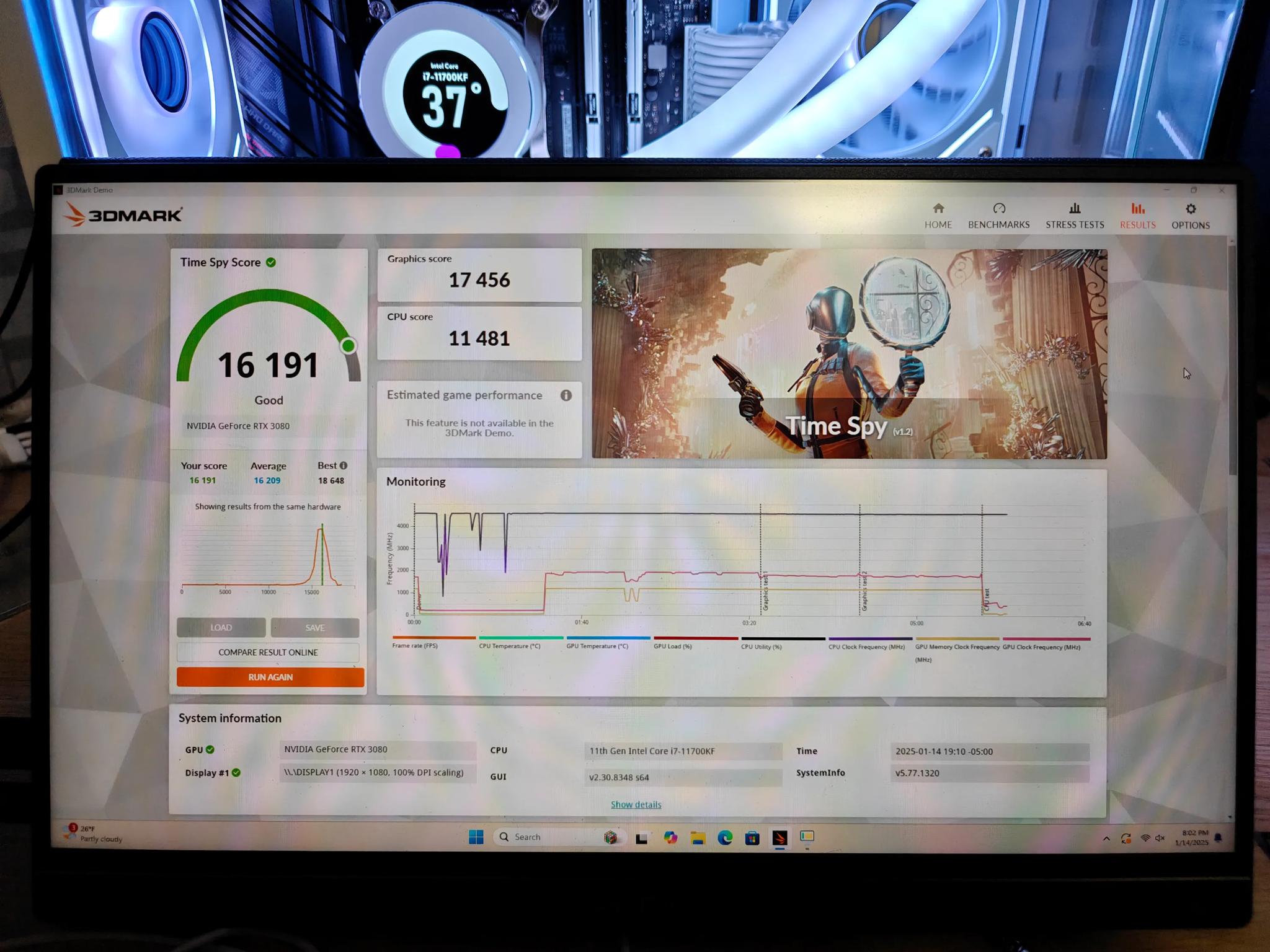 RTX 3080, i7-11700KF, 32GB DDR4, 1TB NVMe | 1440P/4K Gaming PC