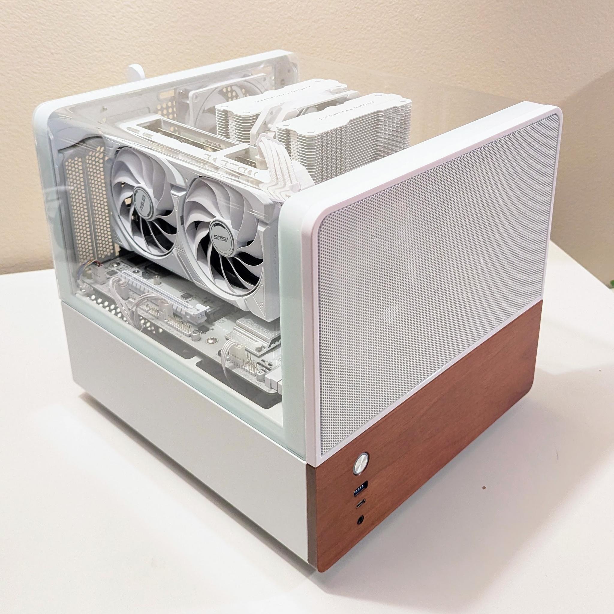 "Arctic Modern" - Minimalist White Build- 9060XT 16GB| Ryzen 7600X| 32GB DDR5| 1TB SSD|