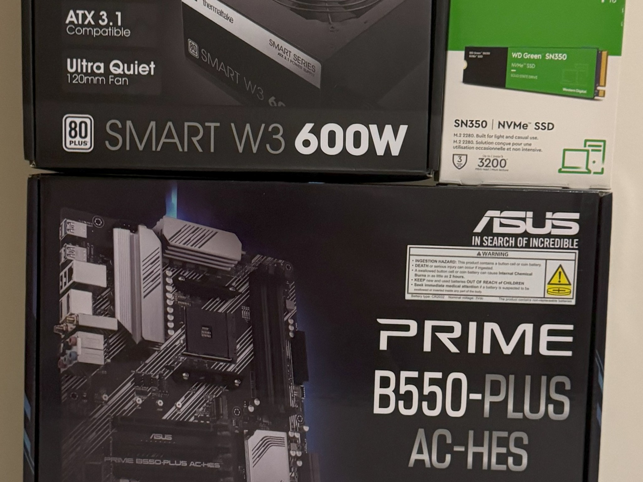 AMD Ryzen 5 5600GT Gaming PC Radeon Vega 7 Graphics ASUS Prime B550-PLUS 32GB DDR4 1TB NVMe SSD
