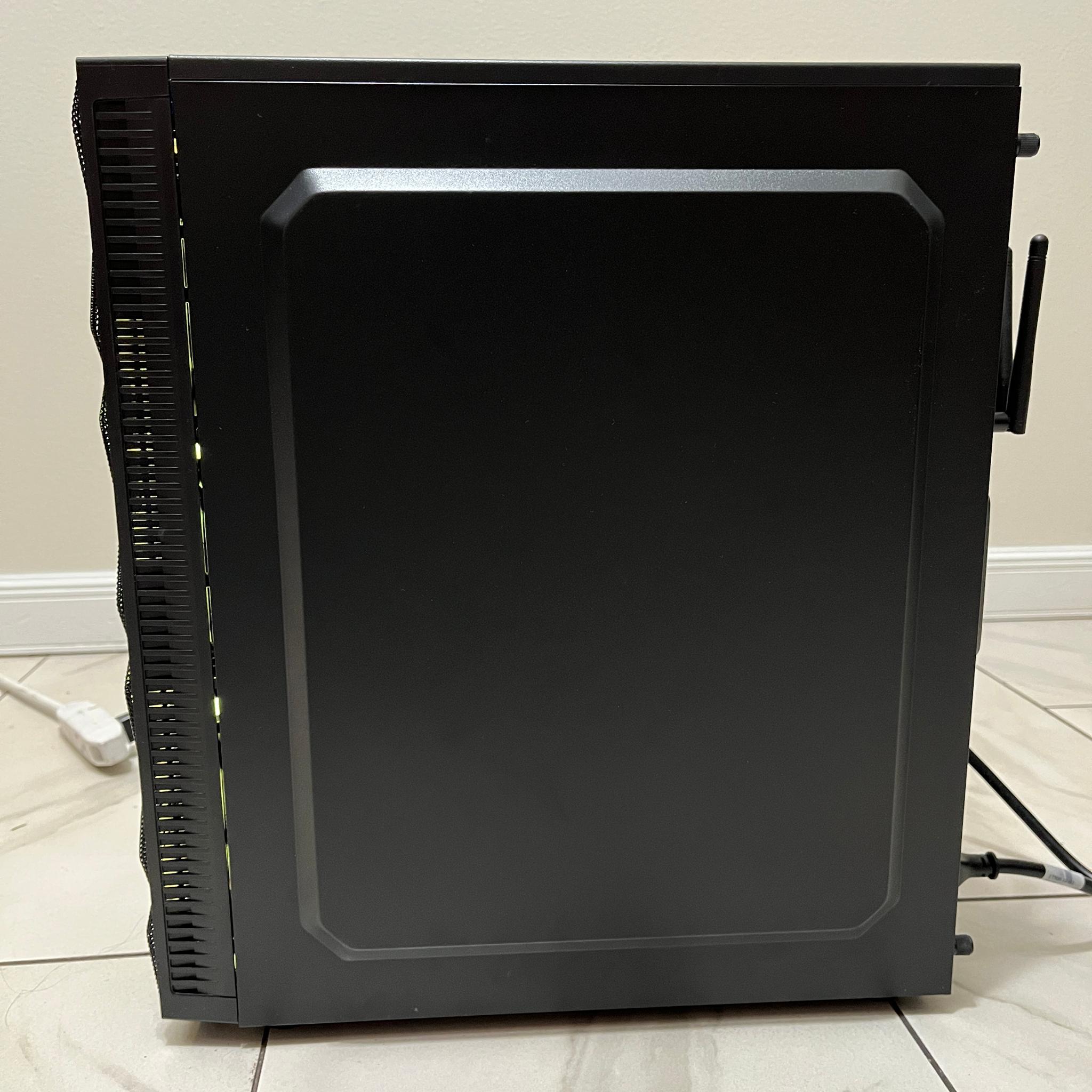 NVIDIA GTX 780 Ti, Intel Core i3-9100f, 16GB RAM, 870 GB Storage - RGB Gaming PC w/ Wi-Fi & BT