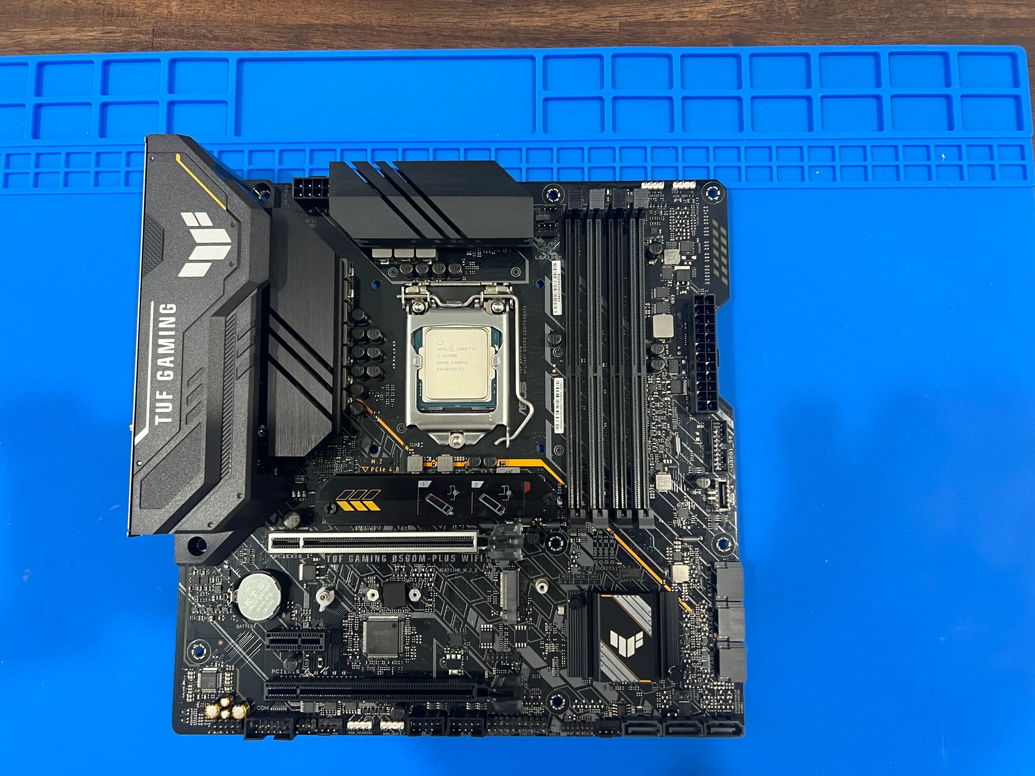 ASUS TUF GAMING B560M-PLUS WIFI Motherboard w/ INTEL CORE I7-11700K