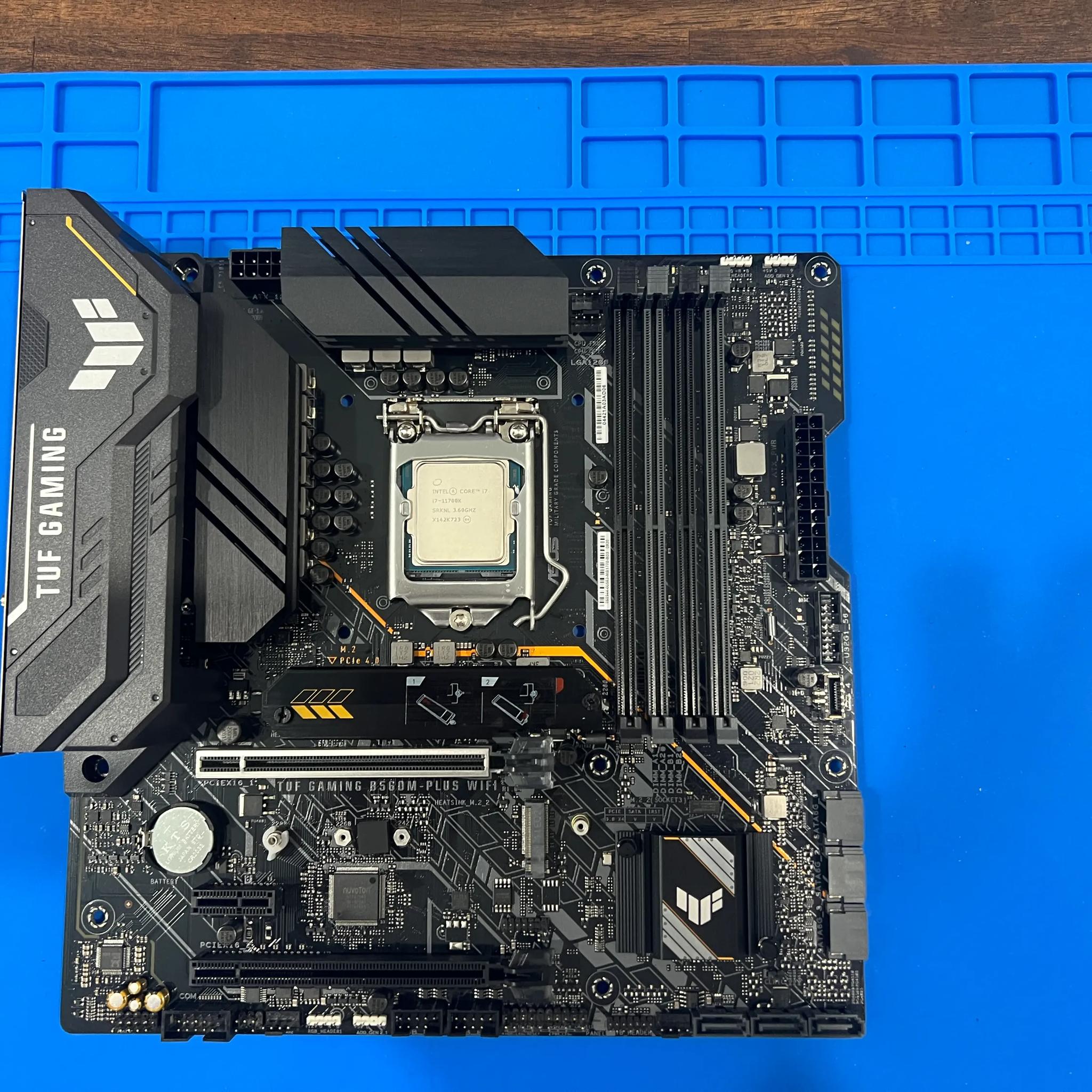 ASUS TUF GAMING B560M-PLUS WIFI Motherboard w/ INTEL CORE I7-11700K