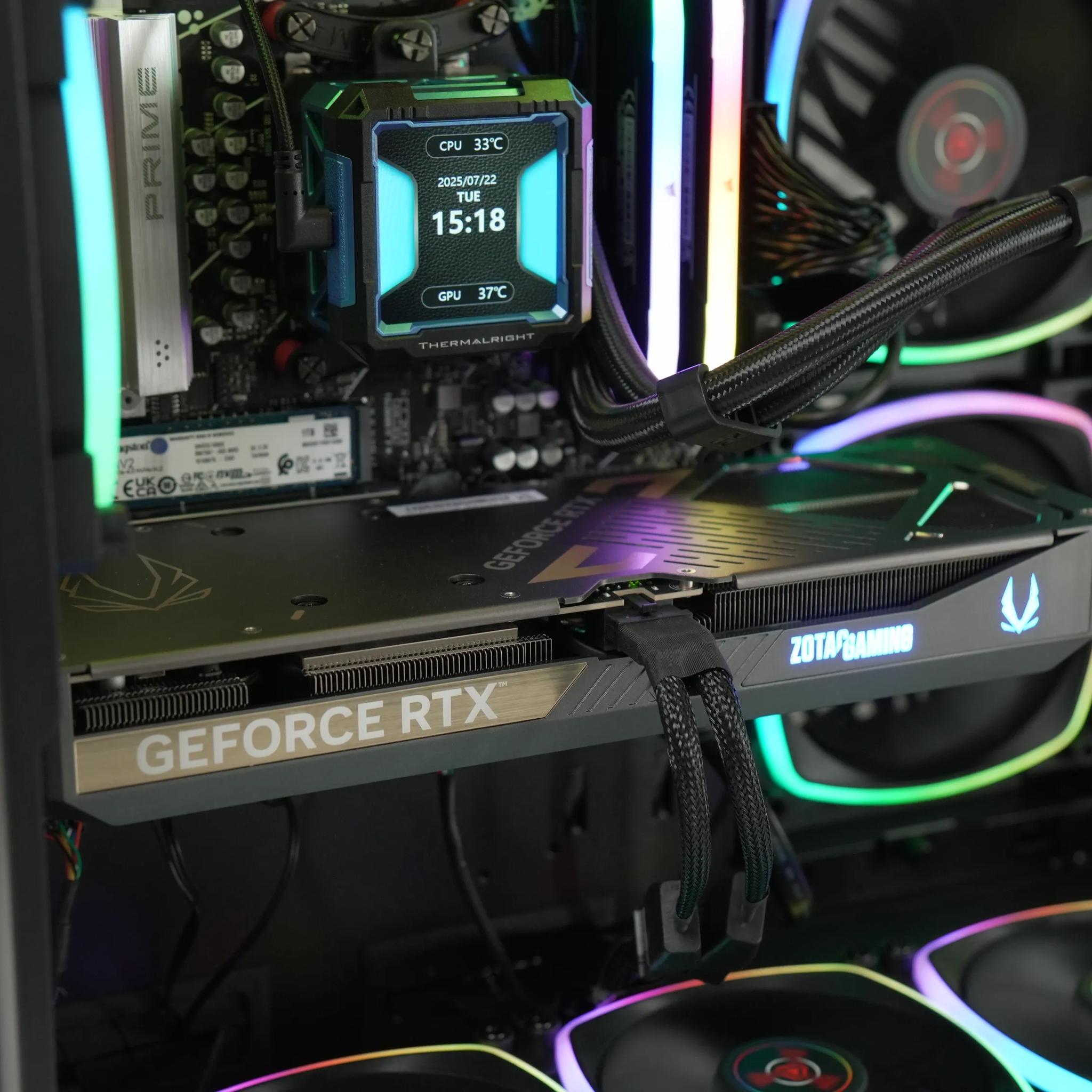 RTX 5070 Gaming PC | RYZEN 7 7700X | 32GB DDR5 | 2TB SSD | WiFi & BT |