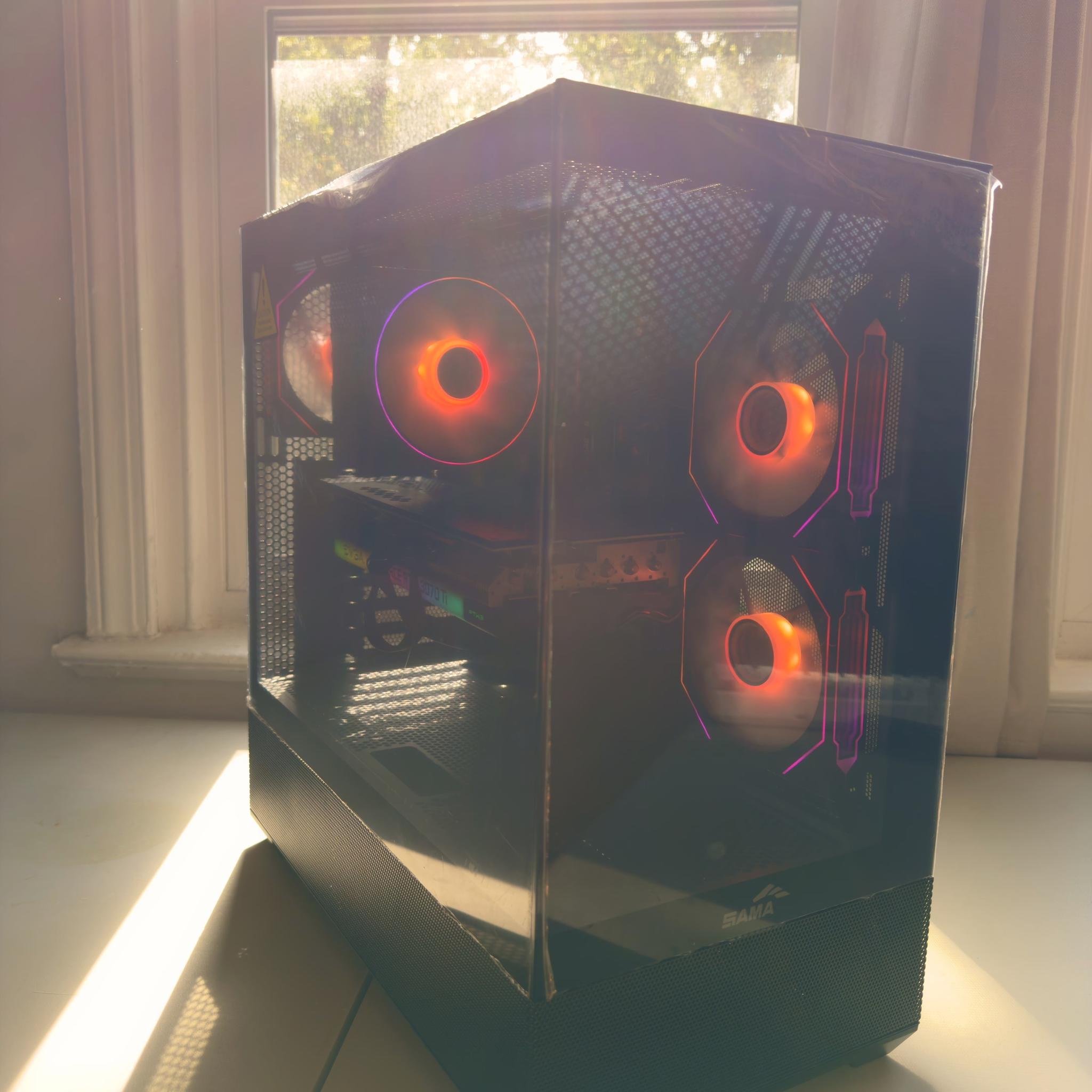 👻 GHOST GAMING PC | RTX 3070TI 8GB | RYZEN 5 7500X3D | 16GB DDR5 | 1TB SSD | WINDOWS 11 | WIFI & BT