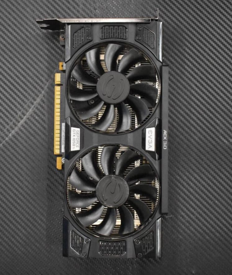 EVGA GeForce GTX 1050 Ti SSC 4GB GDDR5 Graphics Card - DVI, HDMI, DisplayPort
