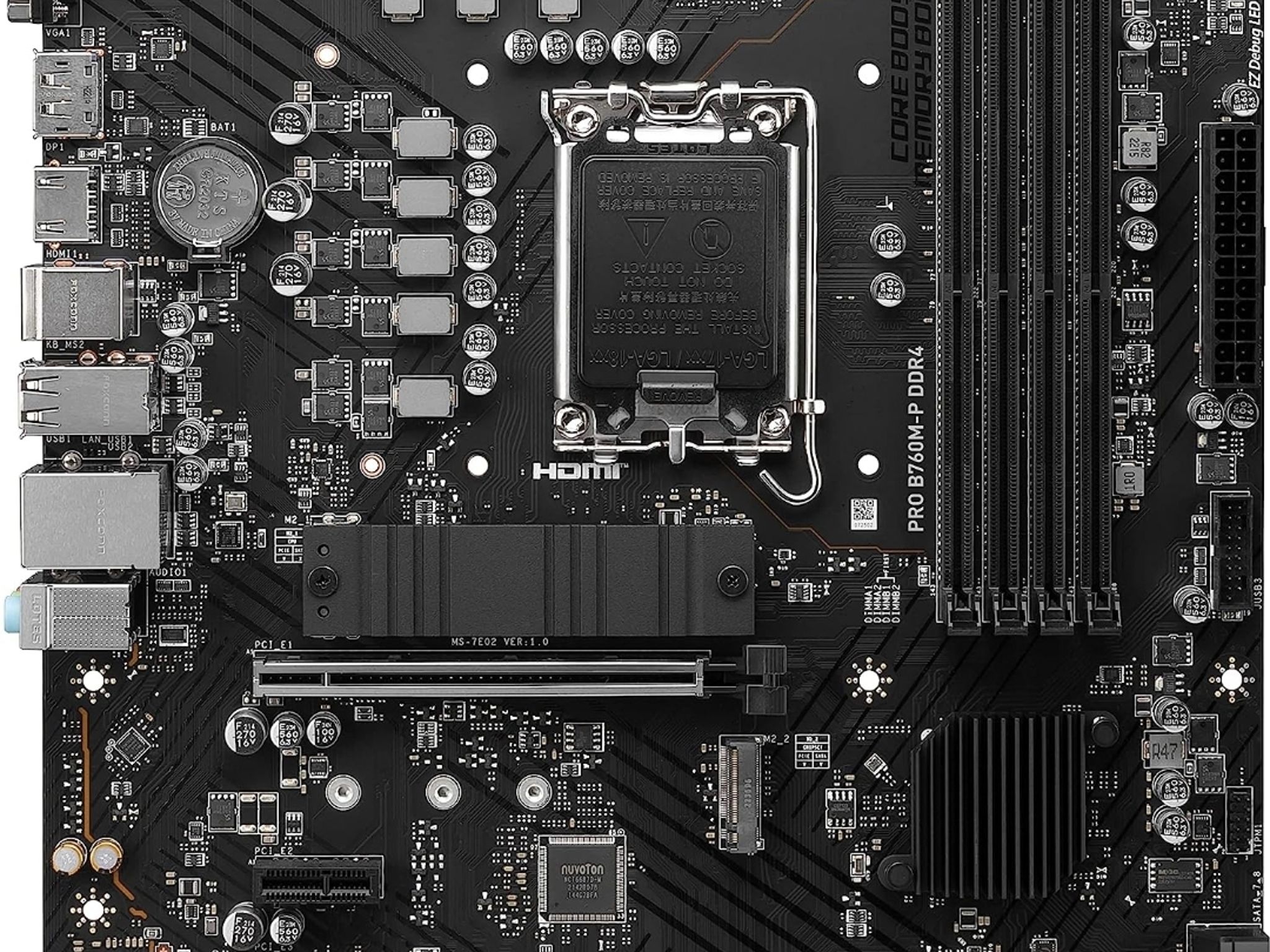 MSI PRO B760M-P DDR4 ProSeries Motherboard