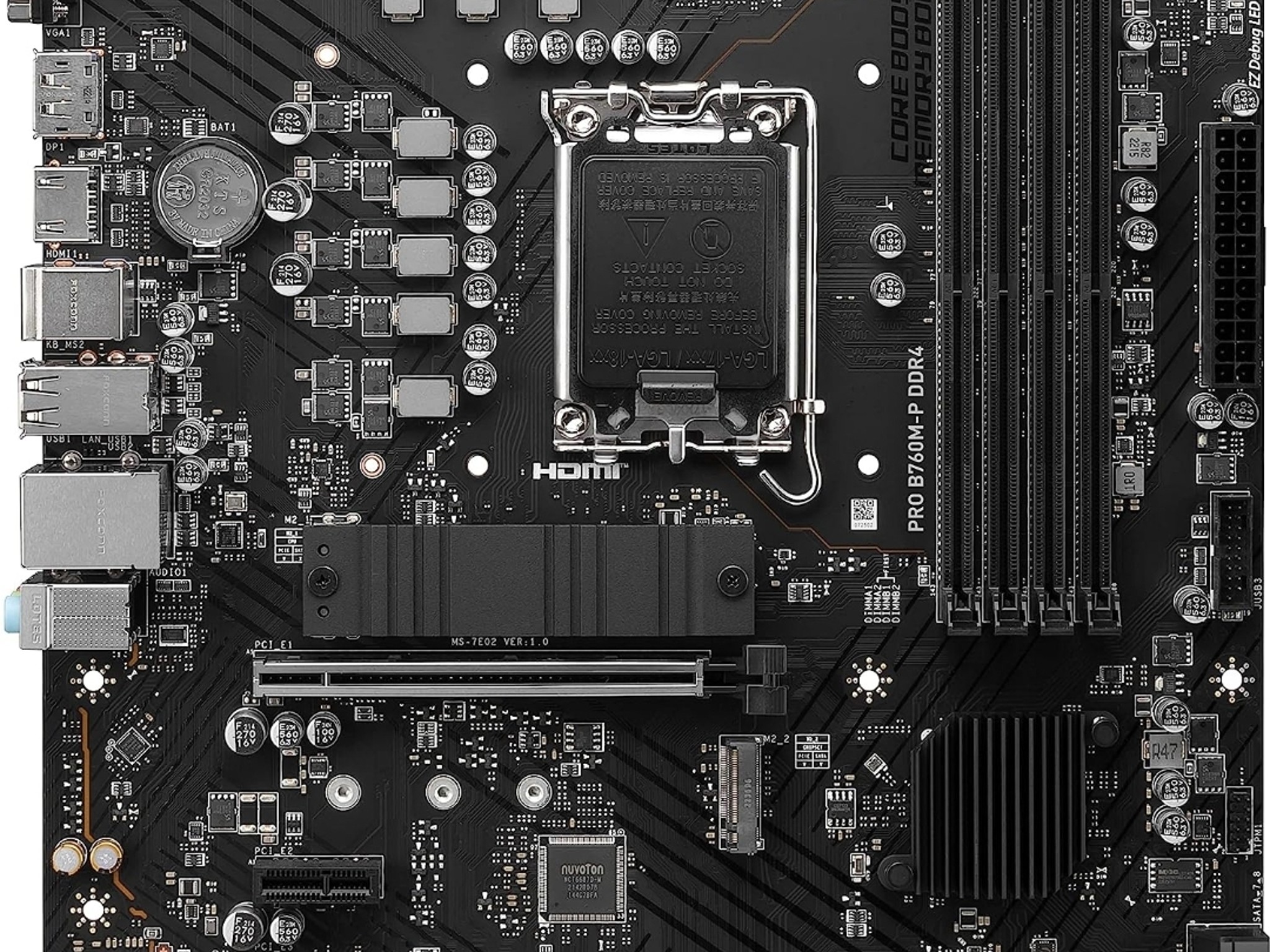 MSI PRO B760M-P DDR4 ProSeries Motherboard