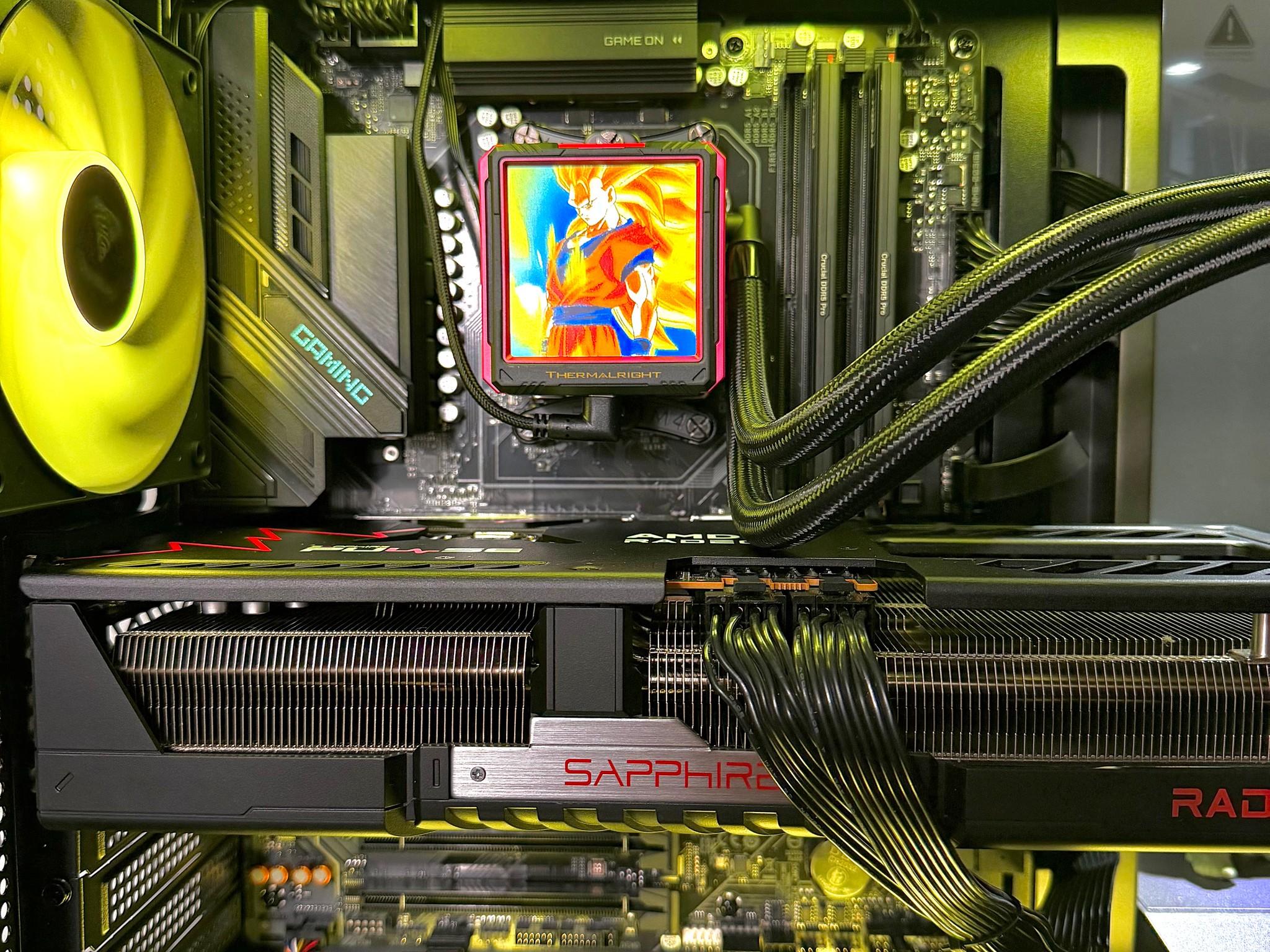 Insane 7800X3D | 9070XT | 48GB DDR5 | 2TB M.2 | LCD Screen AIO Cooler Gaming PC