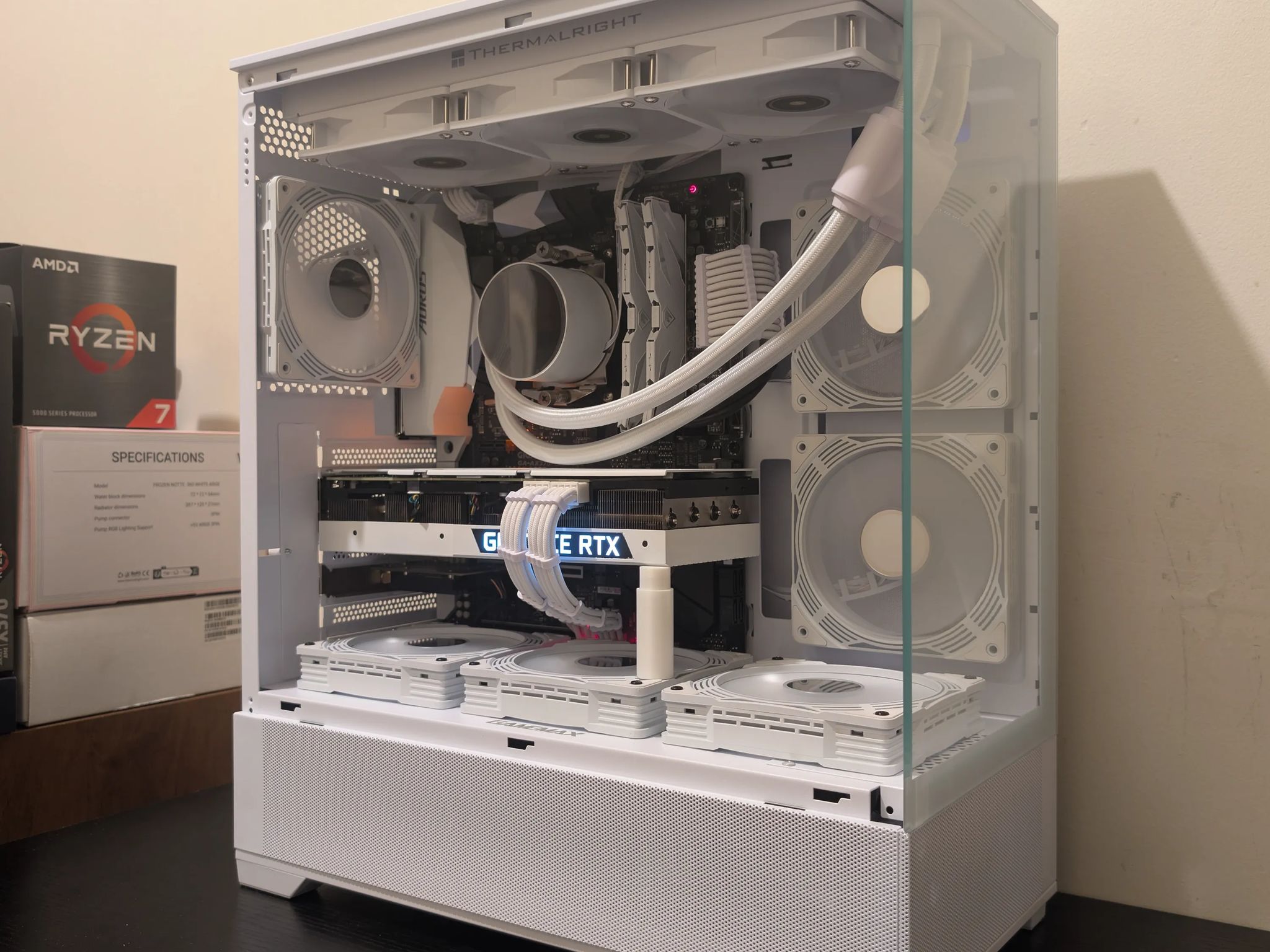 🦢 1440p Gaming Beast | RTX 3080 | Ryzen 7 5800X | 1TB SSD | 32GB RAM | WiFi 6 & Bluetooth 🦢