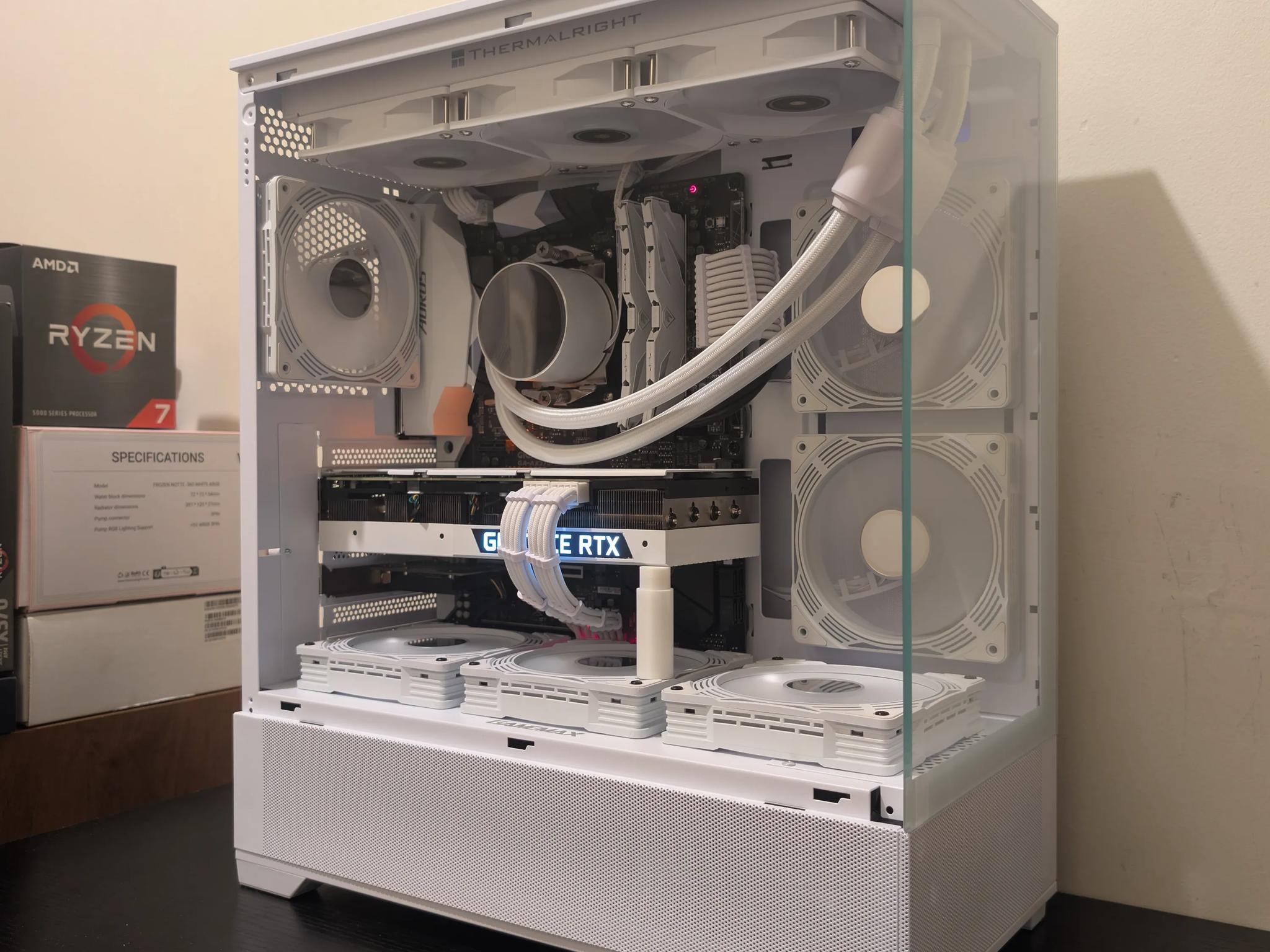 🦢 1440p Gaming Beast | RTX 3080 | Ryzen 7 5800X | 1TB SSD | 32GB RAM | WiFi 6 & Bluetooth 🦢
