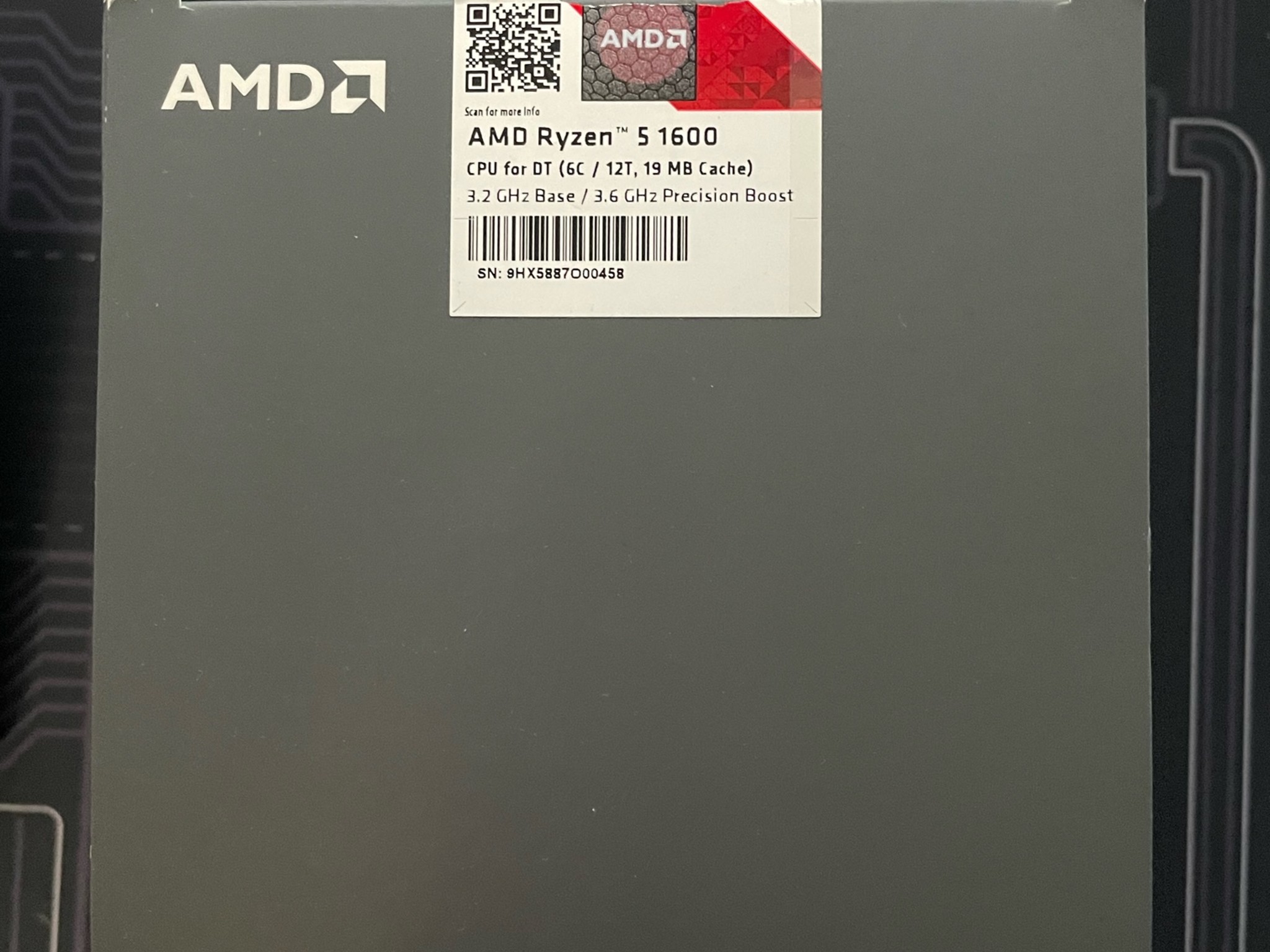 AMD Ryzen 1600AF