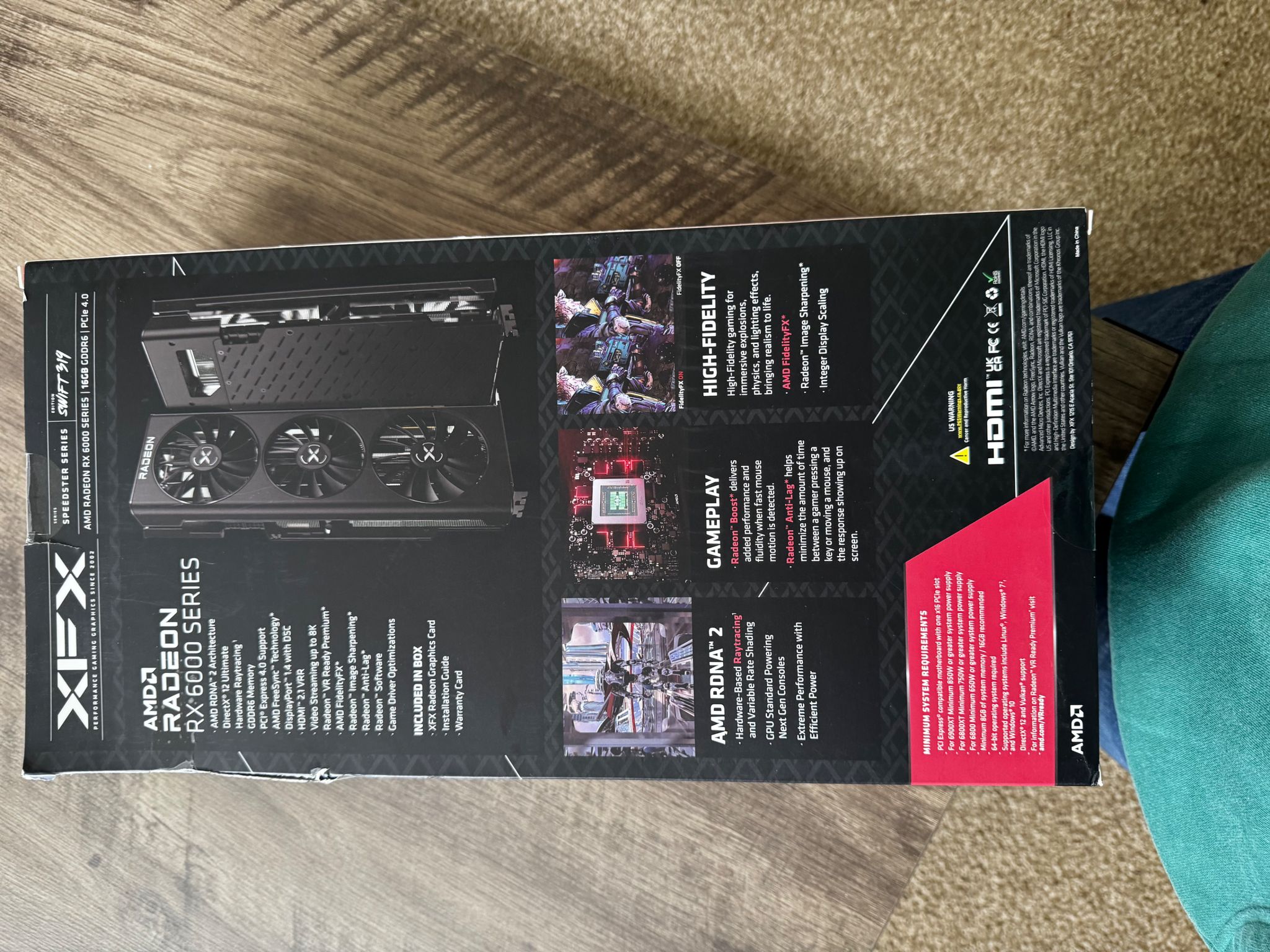XFX Speedster SWFT 319 RX 6800 | Used 2 Months | Great Condition | 16GB GDDR6