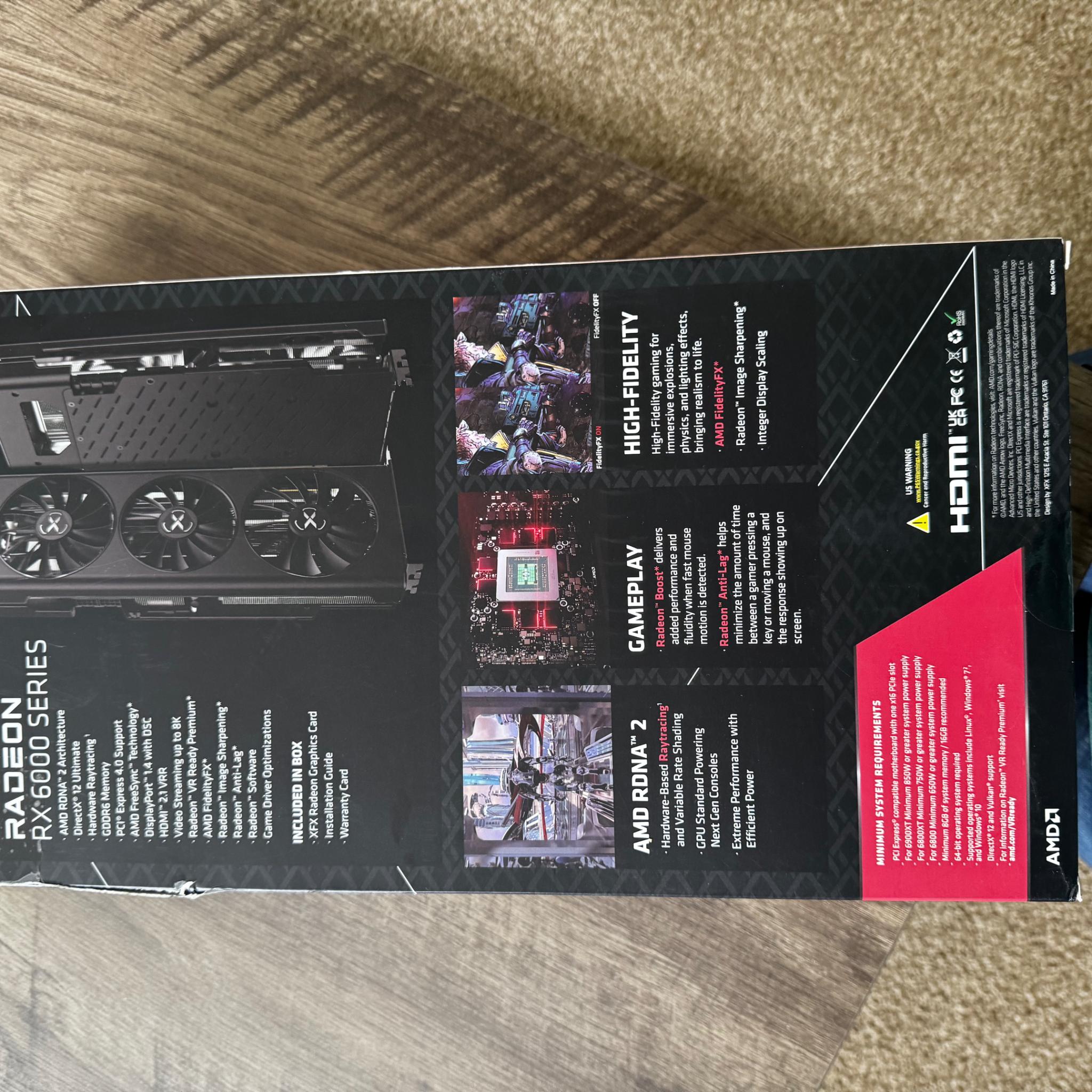 XFX Speedster SWFT 319 RX 6800 | Used 2 Months | Great Condition | 16GB GDDR6