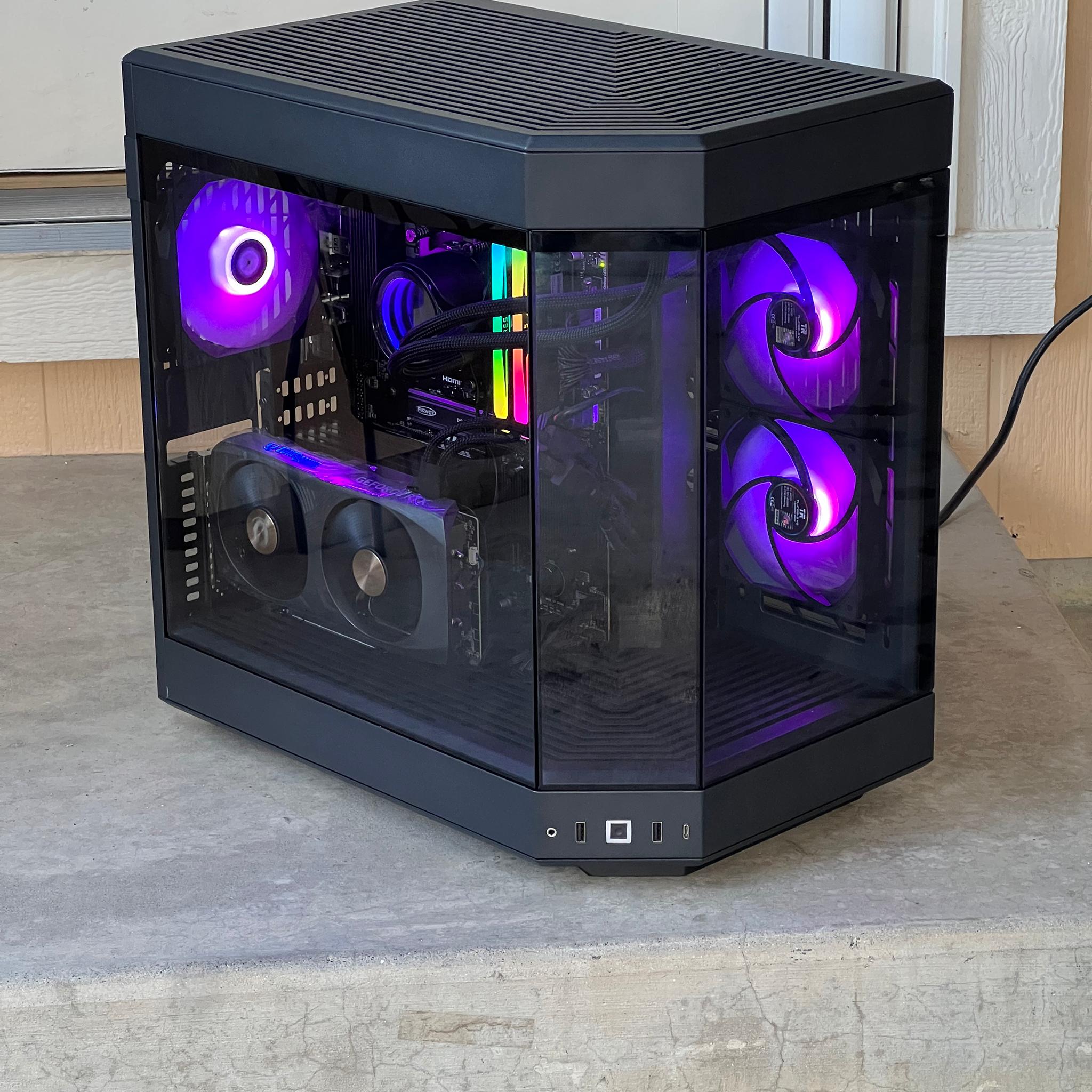 ⬛️Black HYTE⬛️ rtx 3080, ryzen 5 7600x, 32GB 6400mhz
