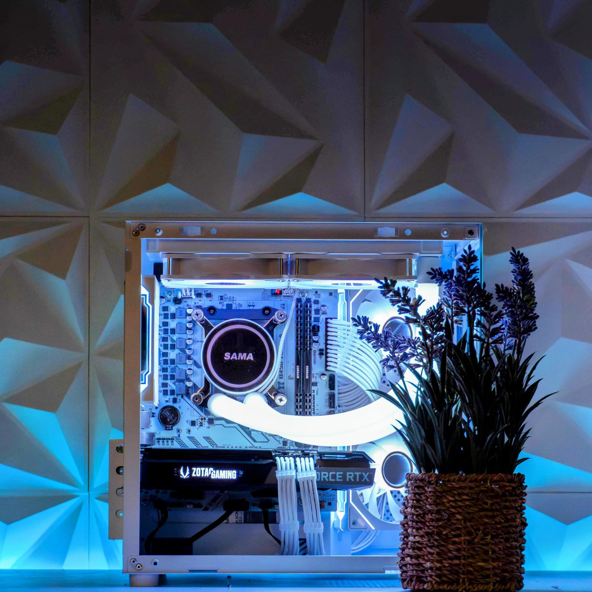 🧊 Polar Pixel - Liquid Cooled | Ryzen 5 5600 | RTX 3070 | 16GB RAM | 1TB NVMe | Wi-Fi