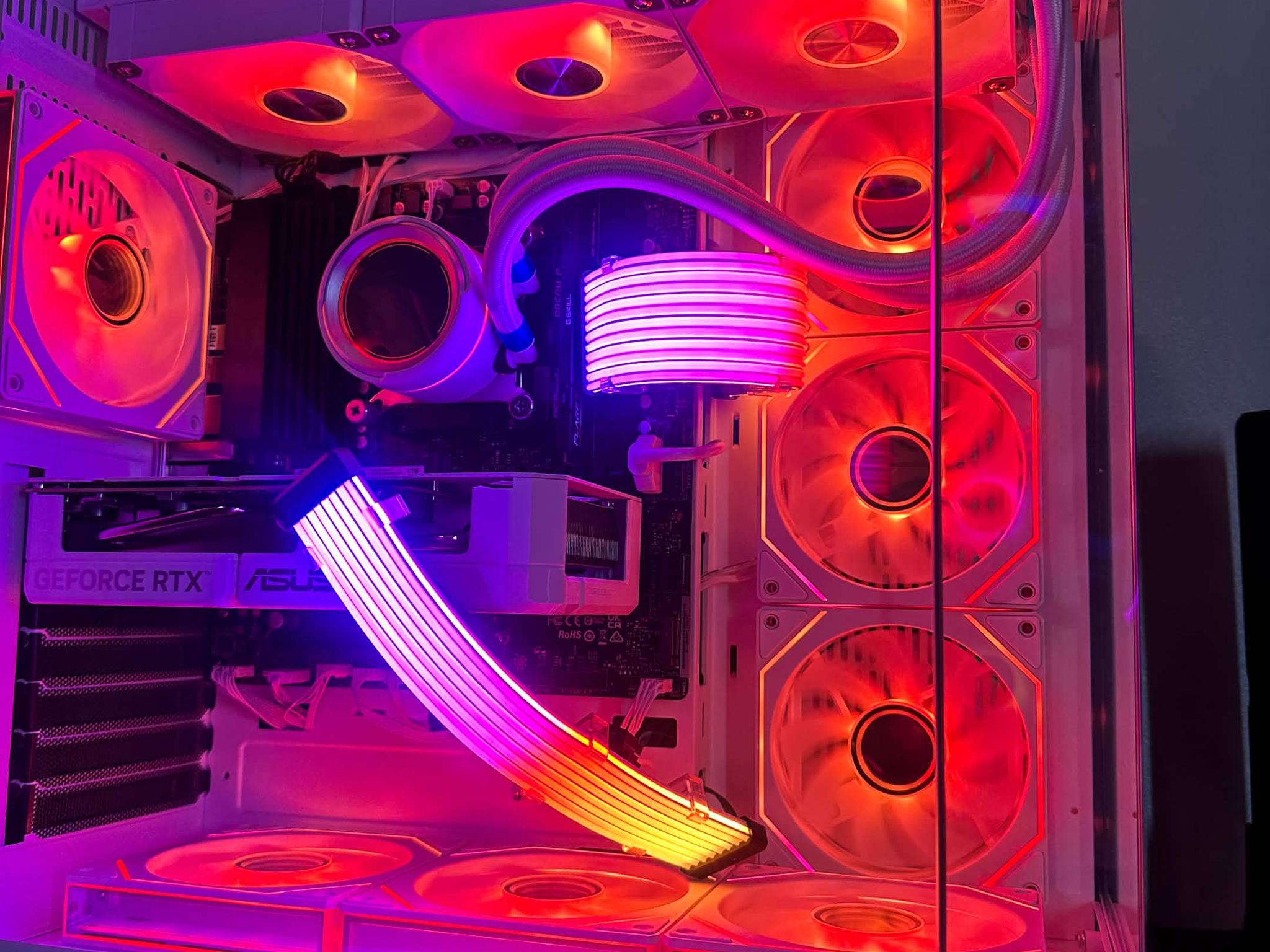 Custom White All New Gaming PC RTX 5060 Gaming PC | Ryzen 5 7500X3D | 1TB SSD
