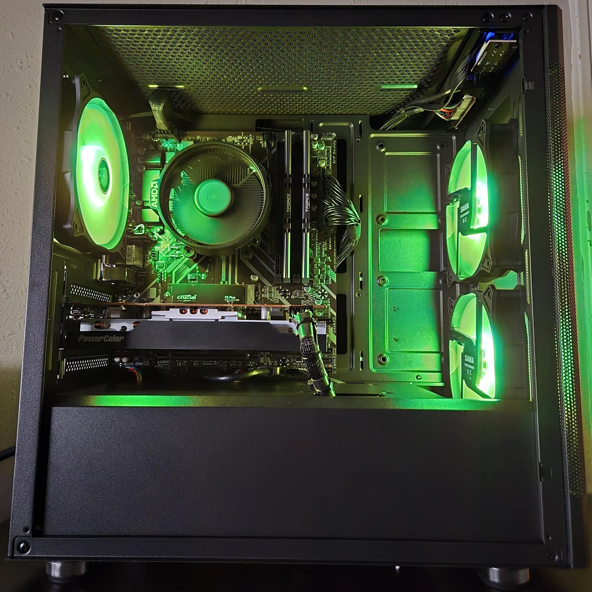 🖥️ 1080p Value King Gaming PC 👑 Ryzen 5 5500 + RX 6600