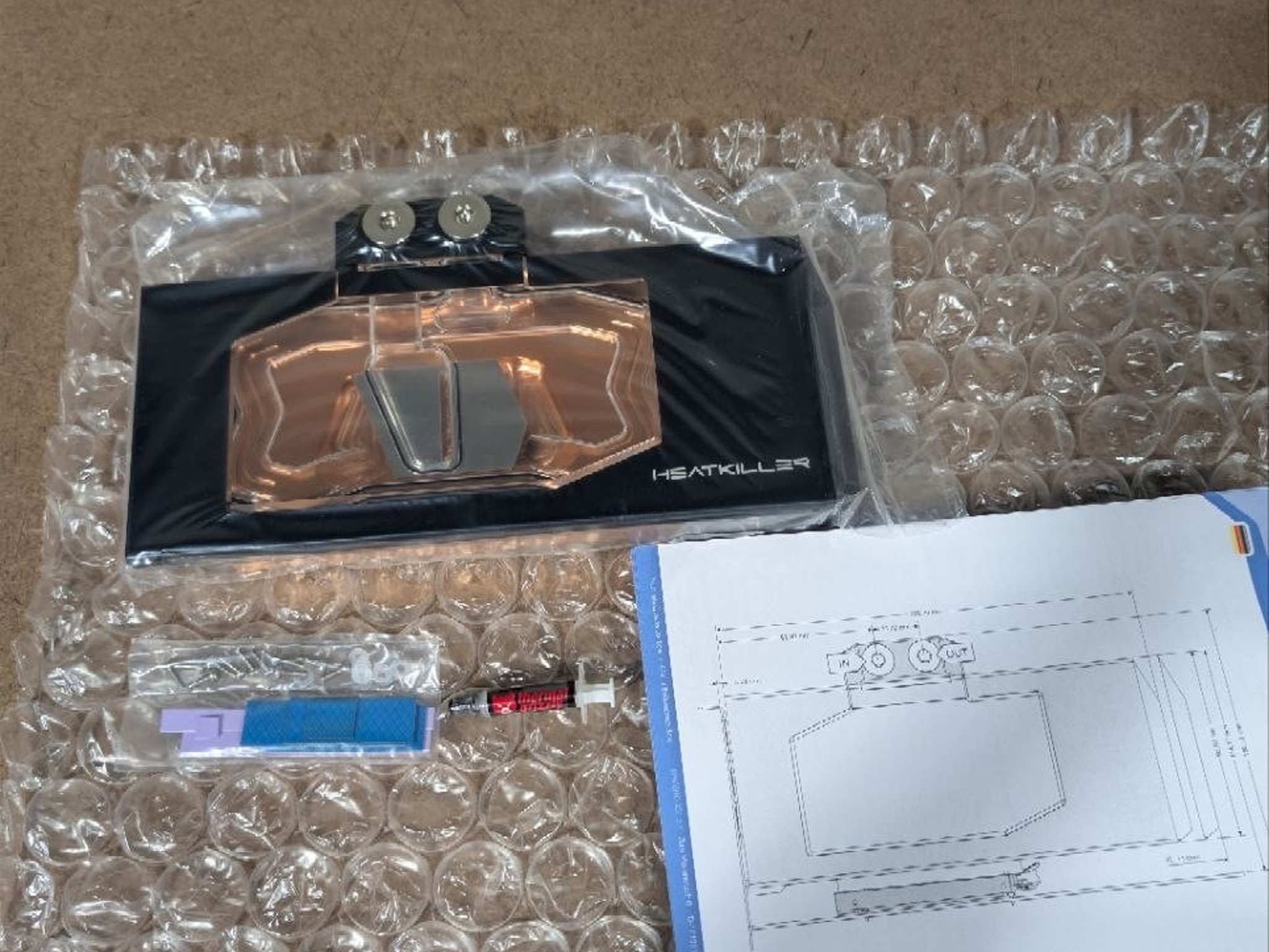 HEATKILLER® V FOR RTX 3080/3090 - ACRYL BL (15641)