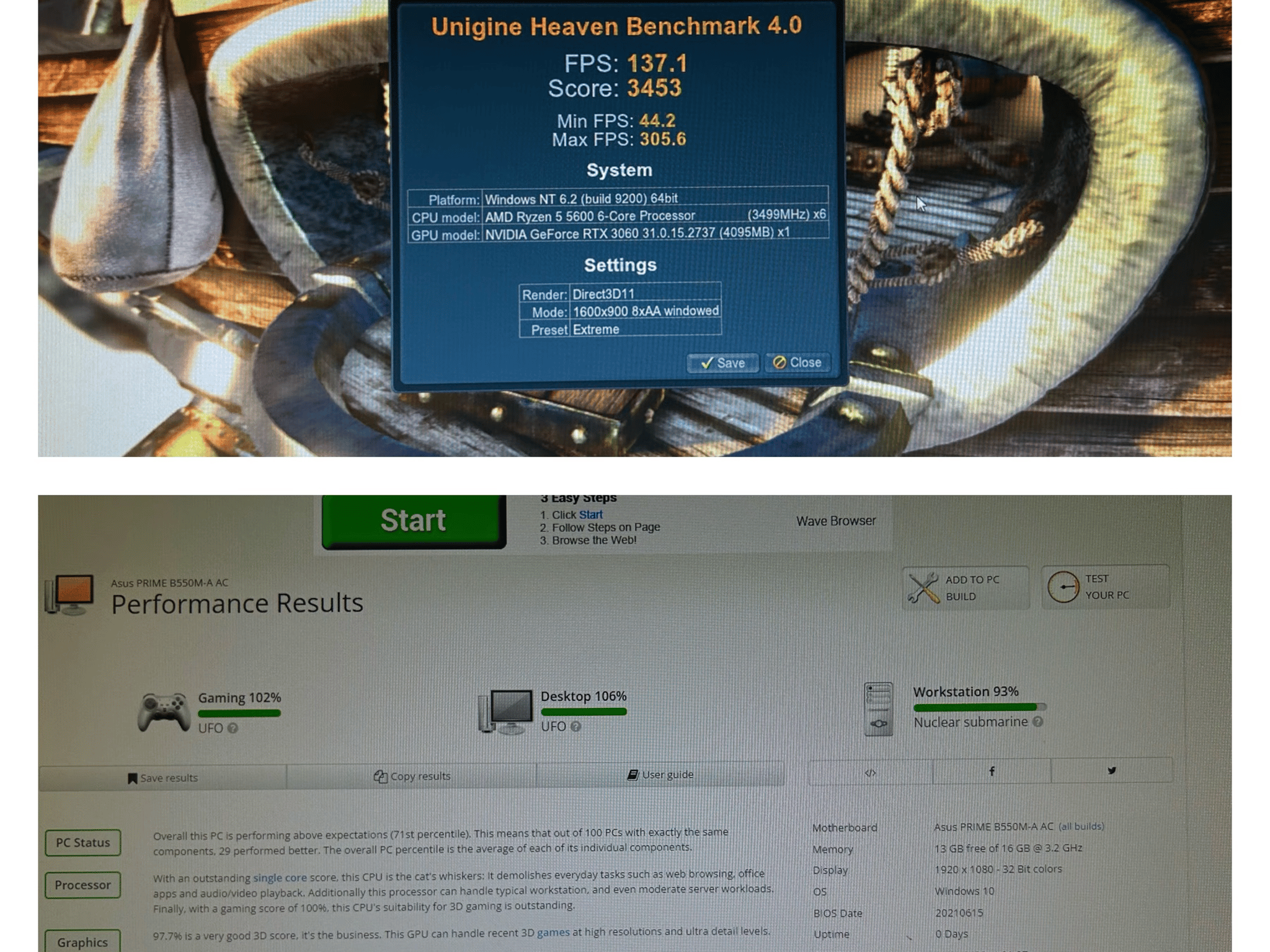 Custom Gaming PC | RTX 3060 + Ryzen 5 5600