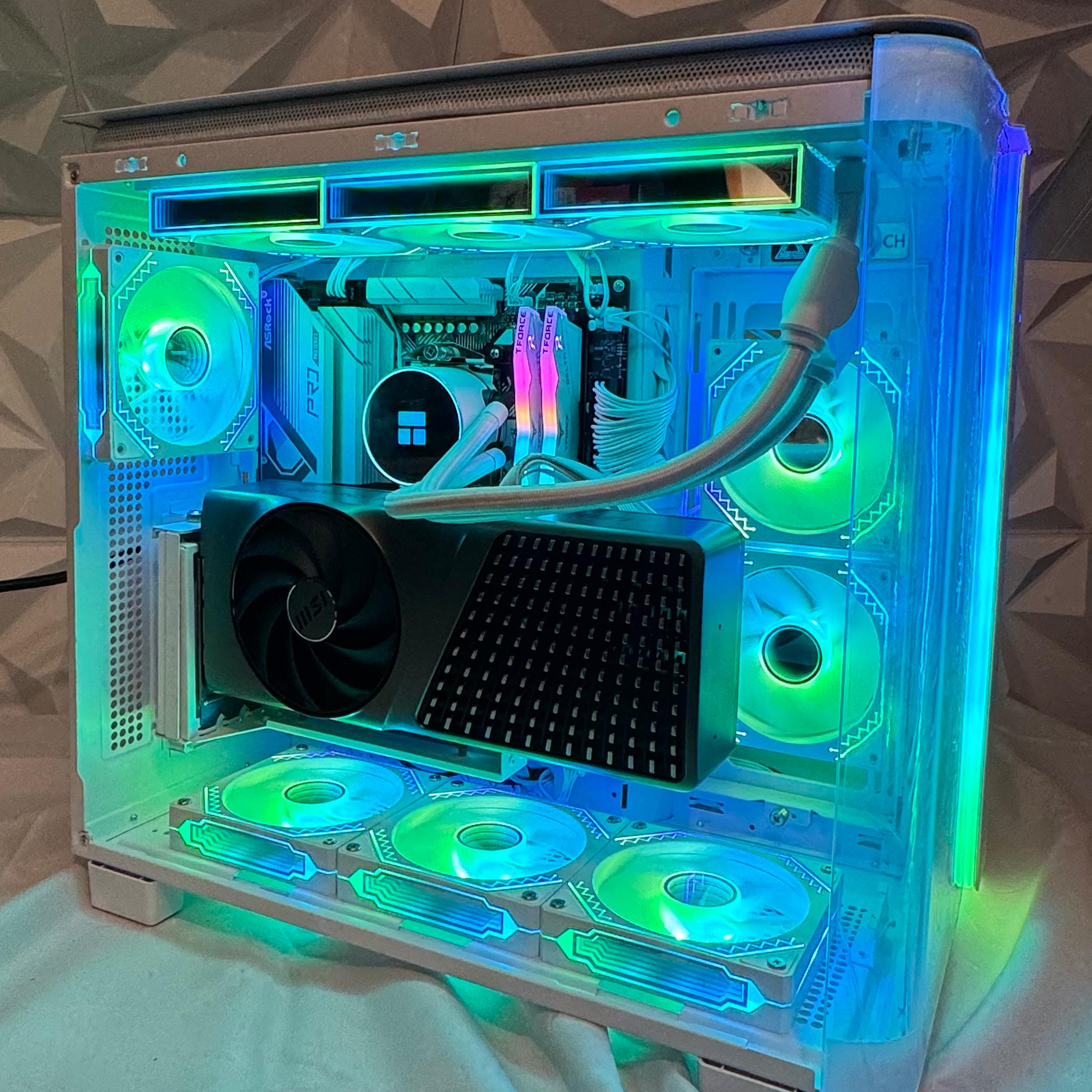 "Golden Bunny" Ryzen 7 7800x3d, 4080 super, 64gb ddr5, 2tb nvme showpiece pc