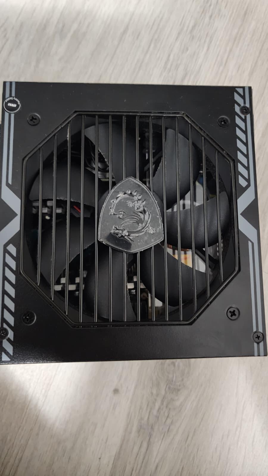MSI MAG A650BN 650 Watt 80 Plus Bronze ATX Non-Modular Power Supply