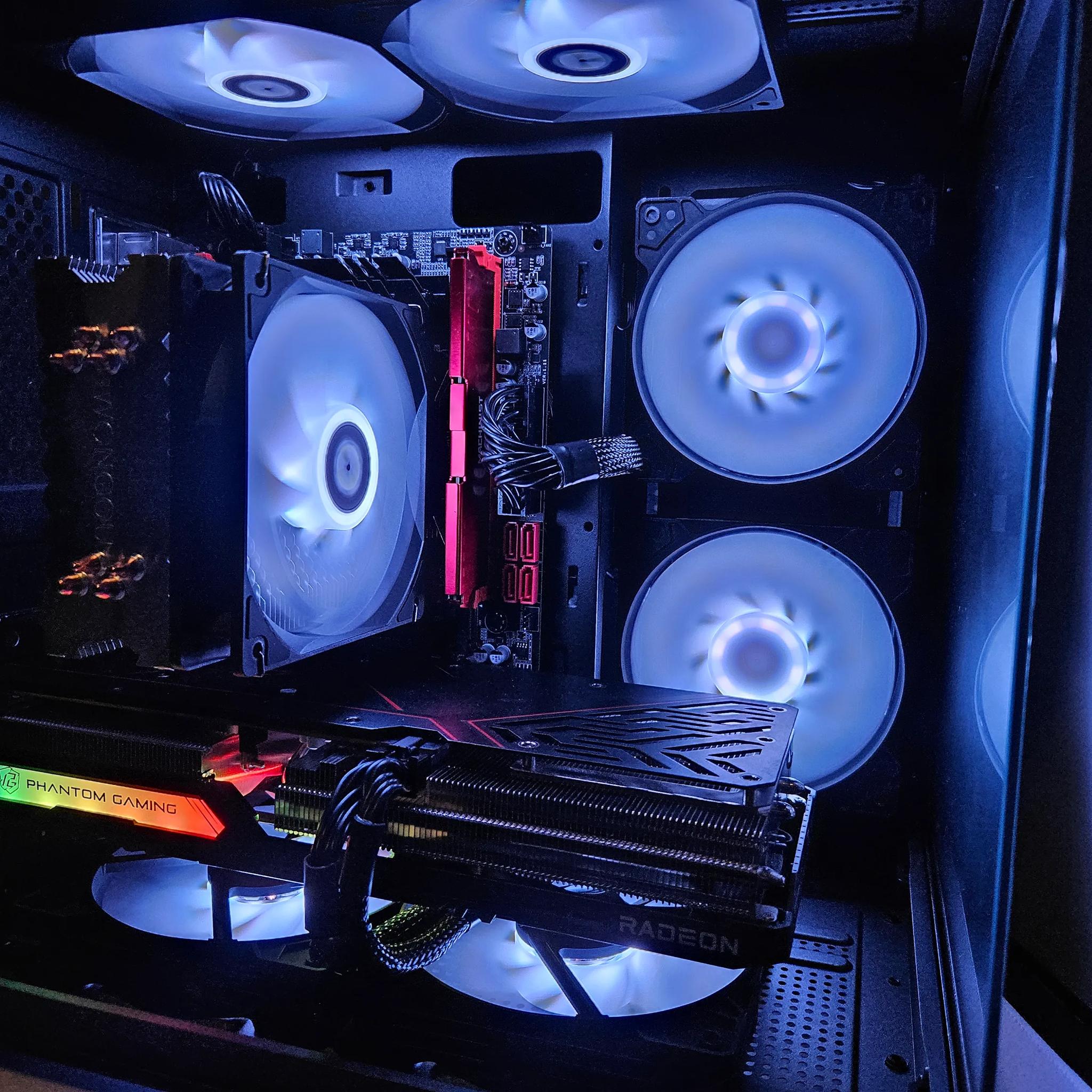Dark Side Rig Intel 10 Core / 16GB DDR4 / 1TB SSD / RX 7600